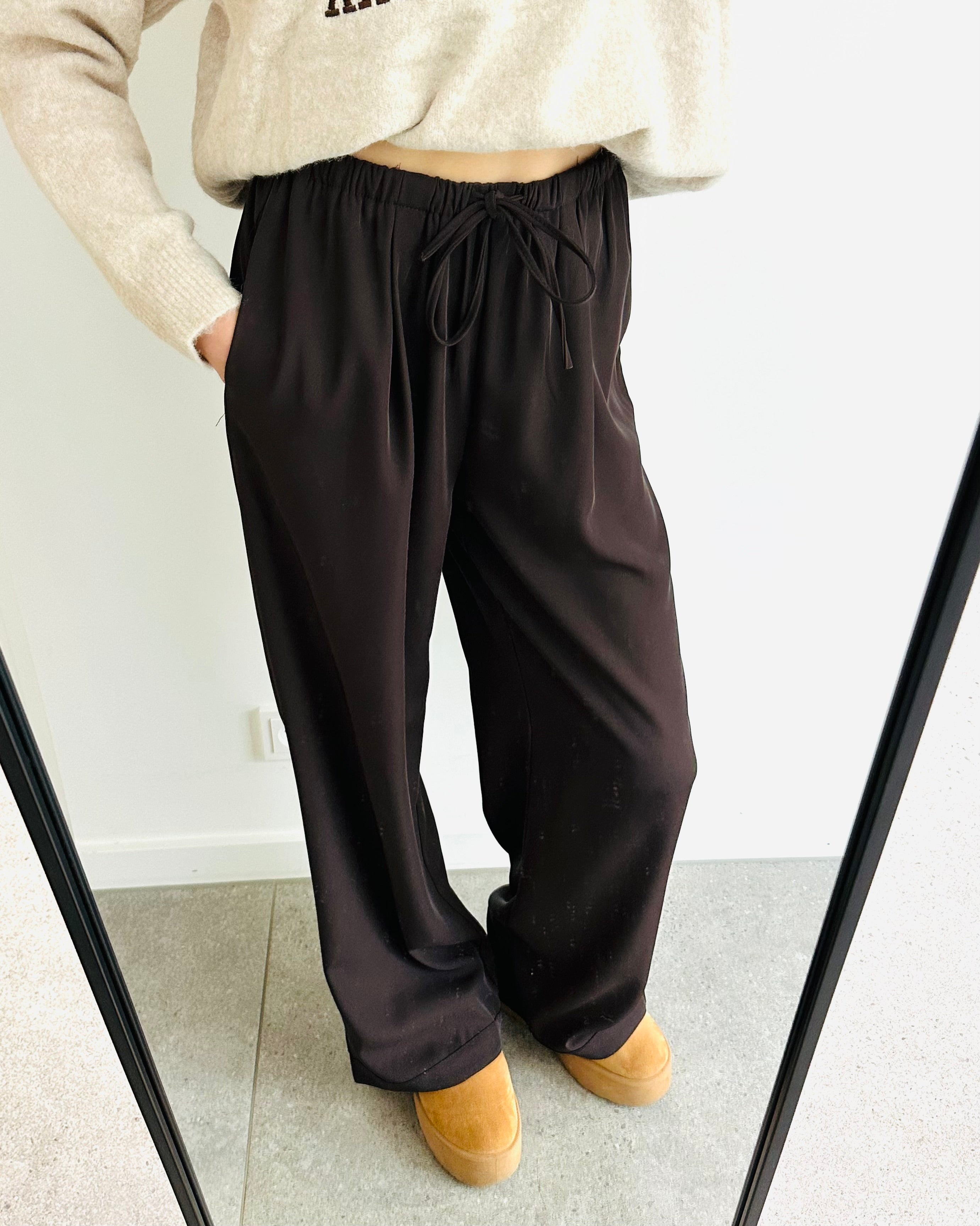 Fall pants coffee brown