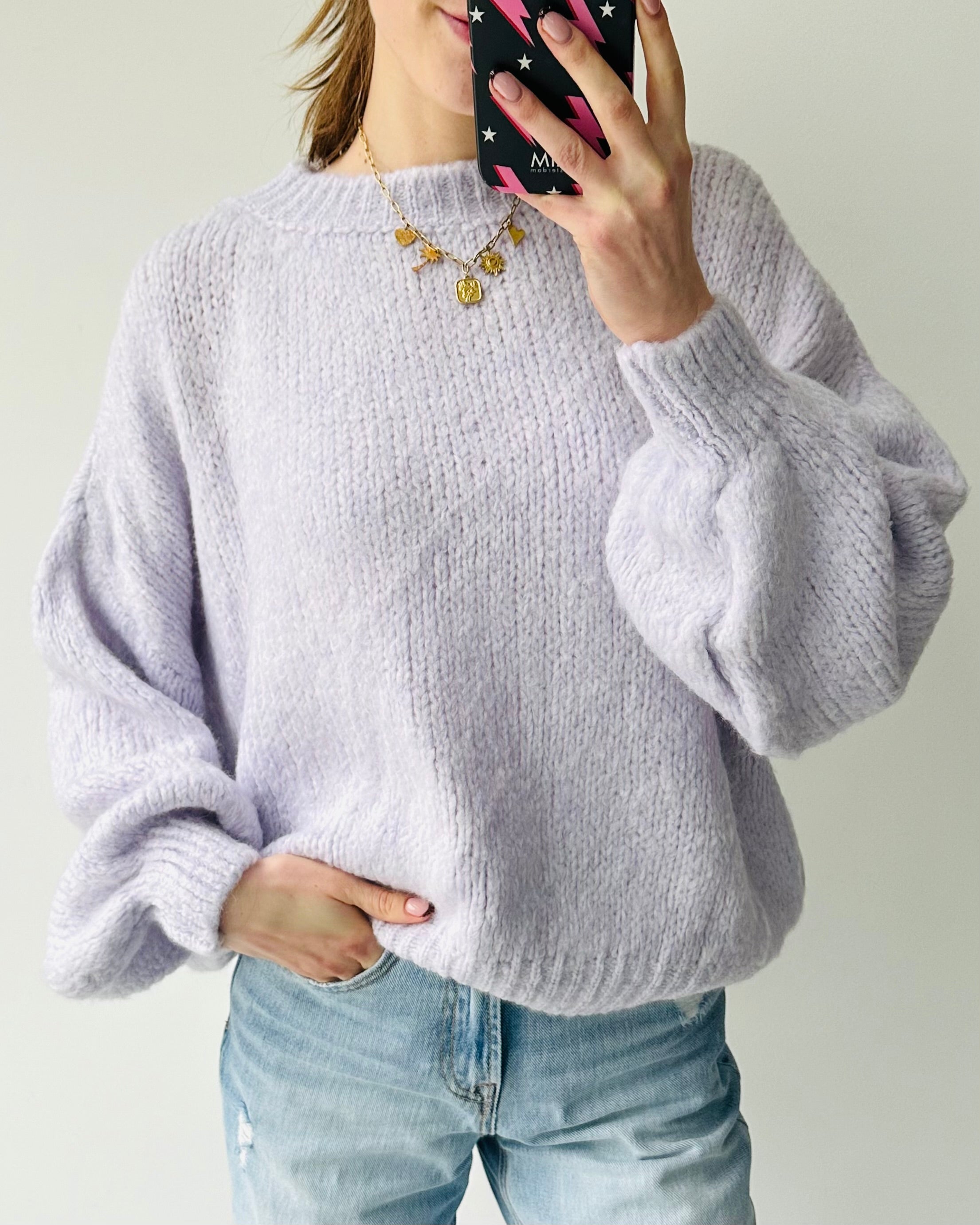 Comfy trui lila