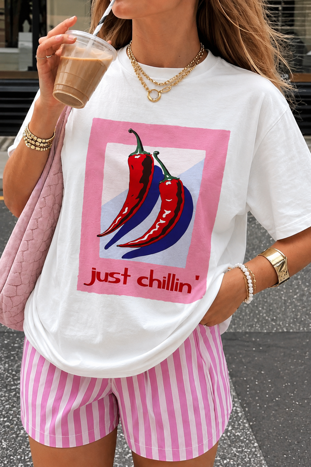 Just chillin shirt wit