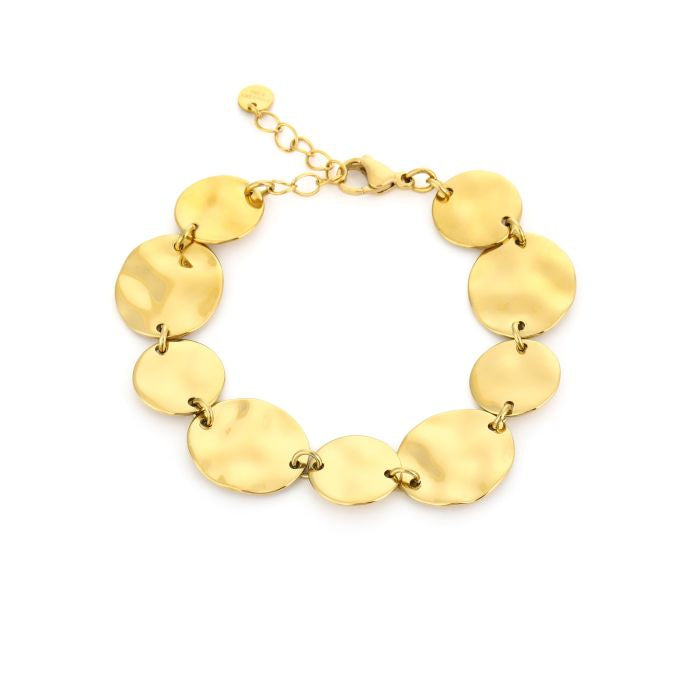 Circle armband goud