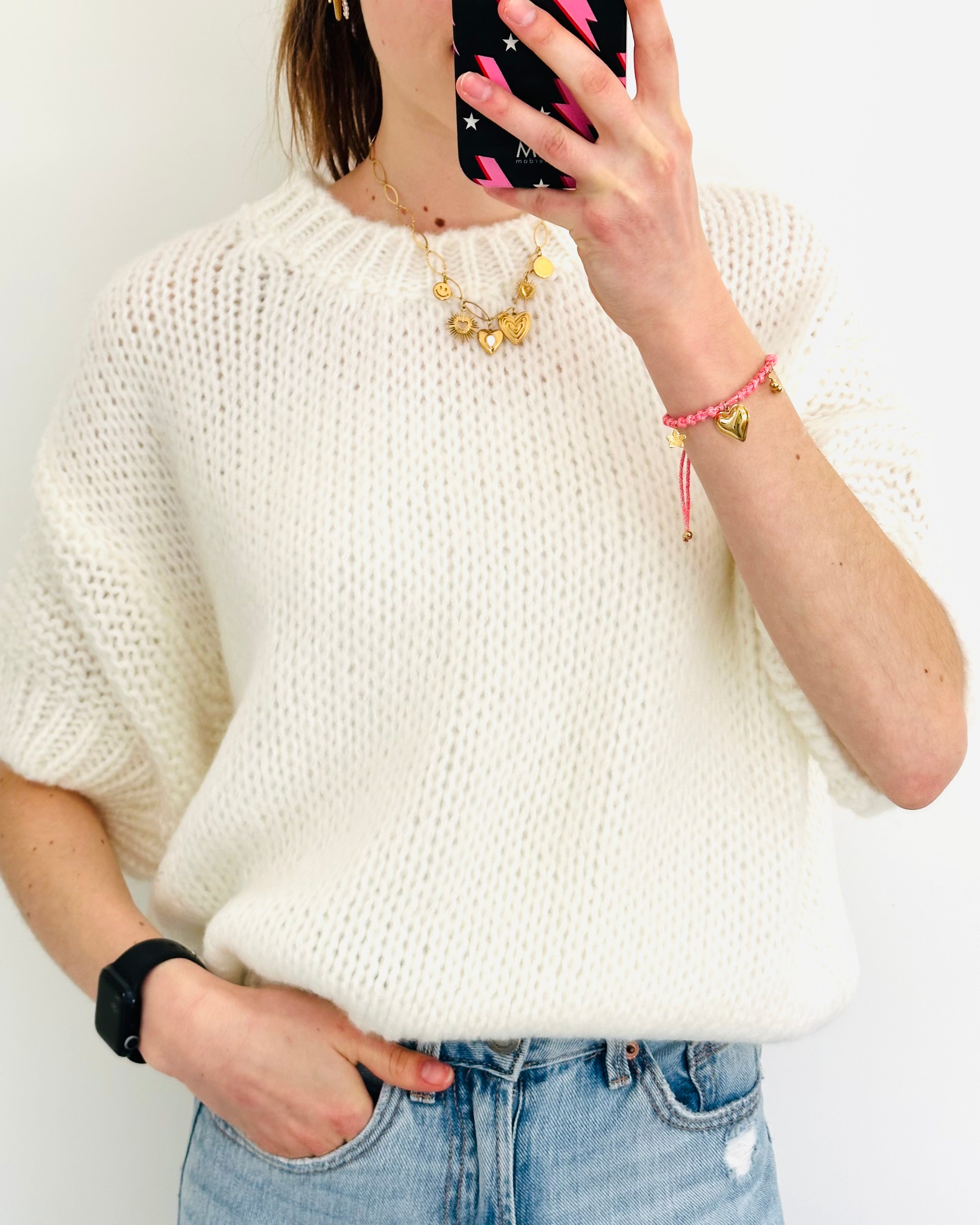 Tricot doux blanc