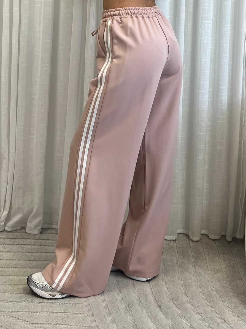 Limited striped pants pink