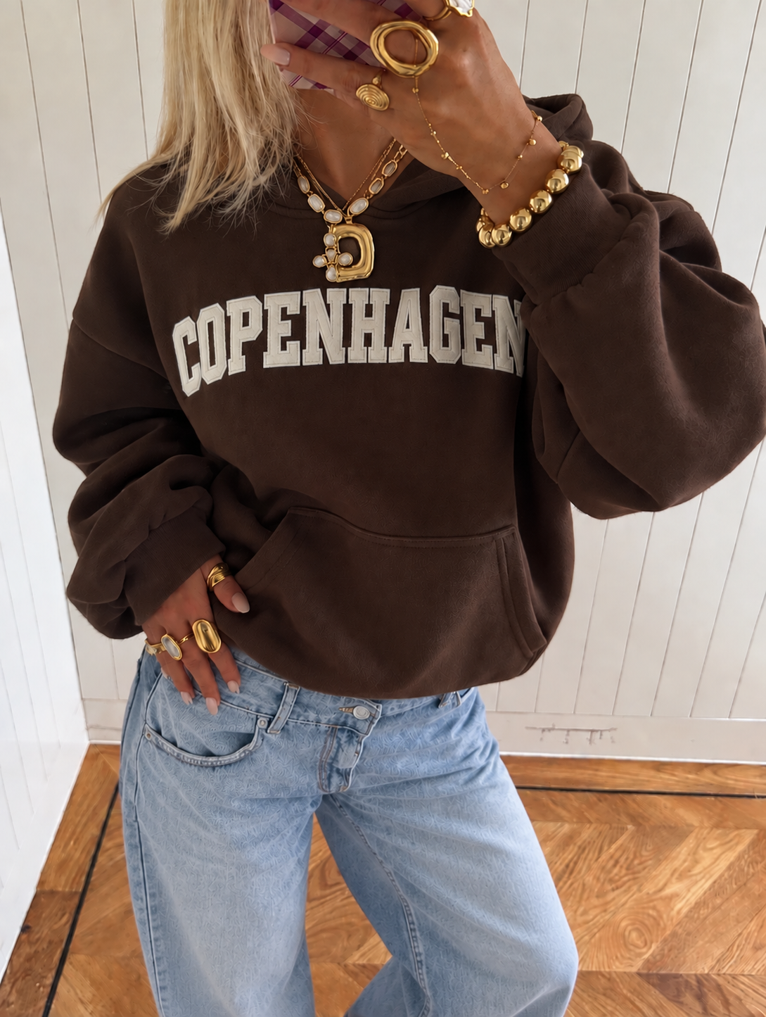 Copenhagen hoodie brown