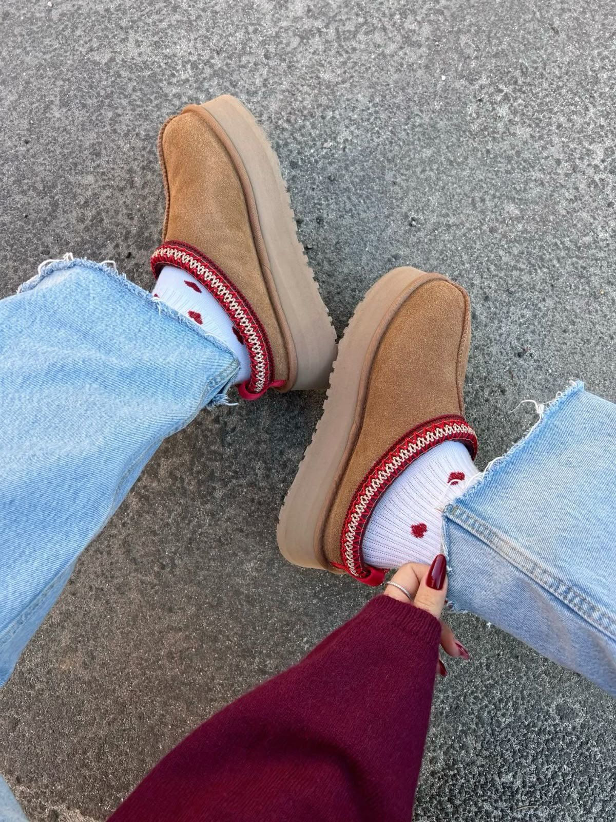 Fall boots camel