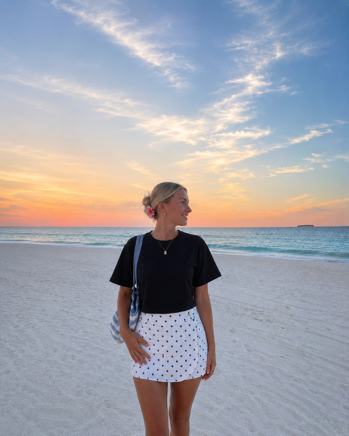 Classy basic tee zwart
