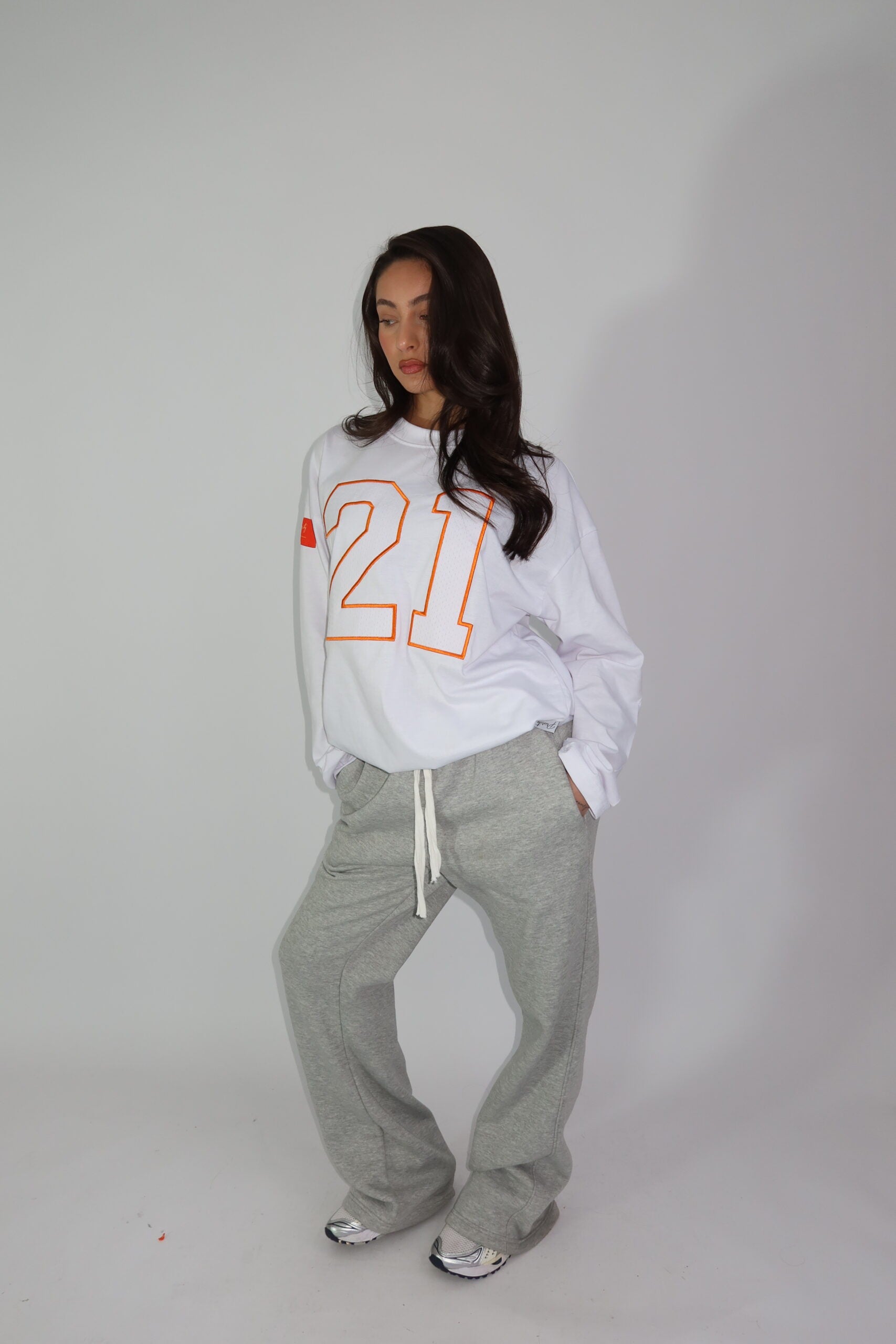 LONGSLEEVE “21 JERSEY” – WIT