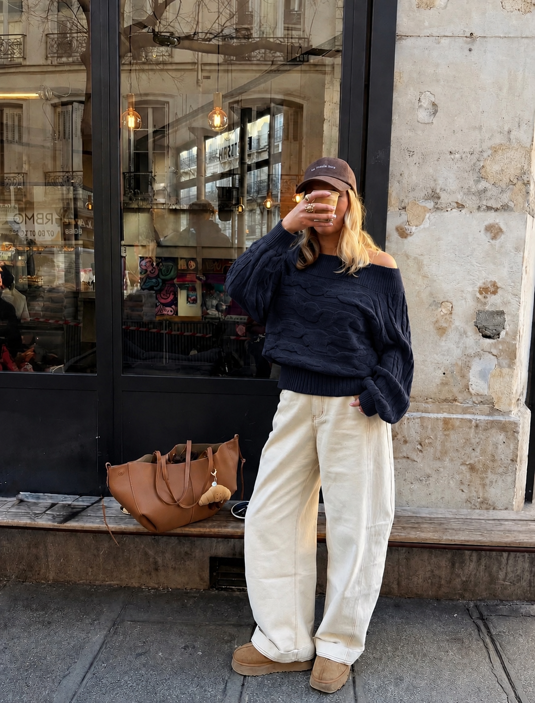 Lieve knit navy
