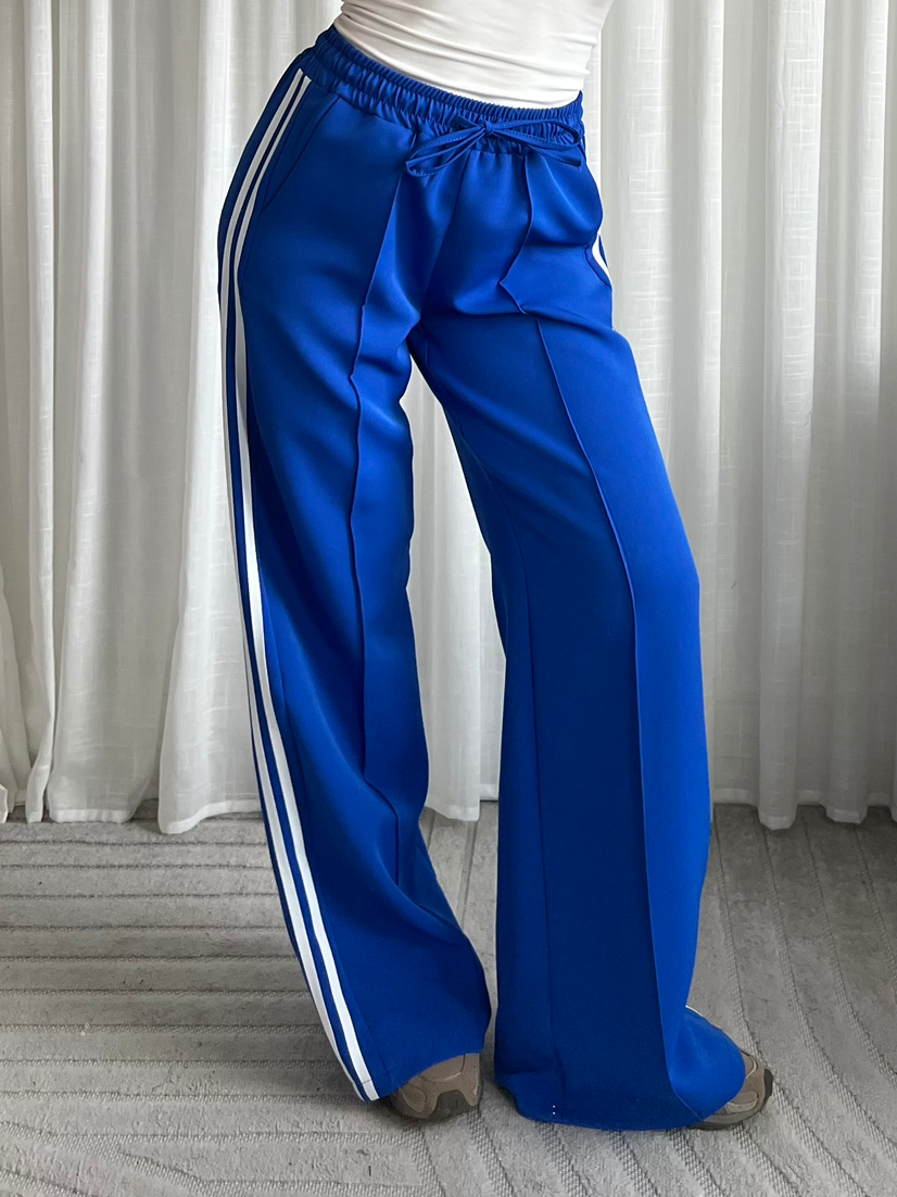 Limited striped pants kobalt