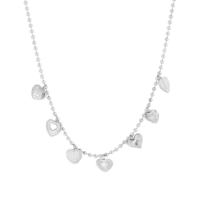 Joy love ketting zilver