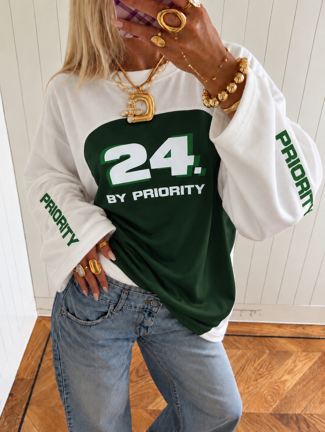 Priority Layered Longsleeve – Green
