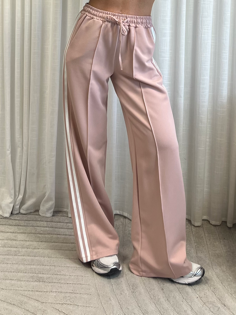 Limited striped pants pink