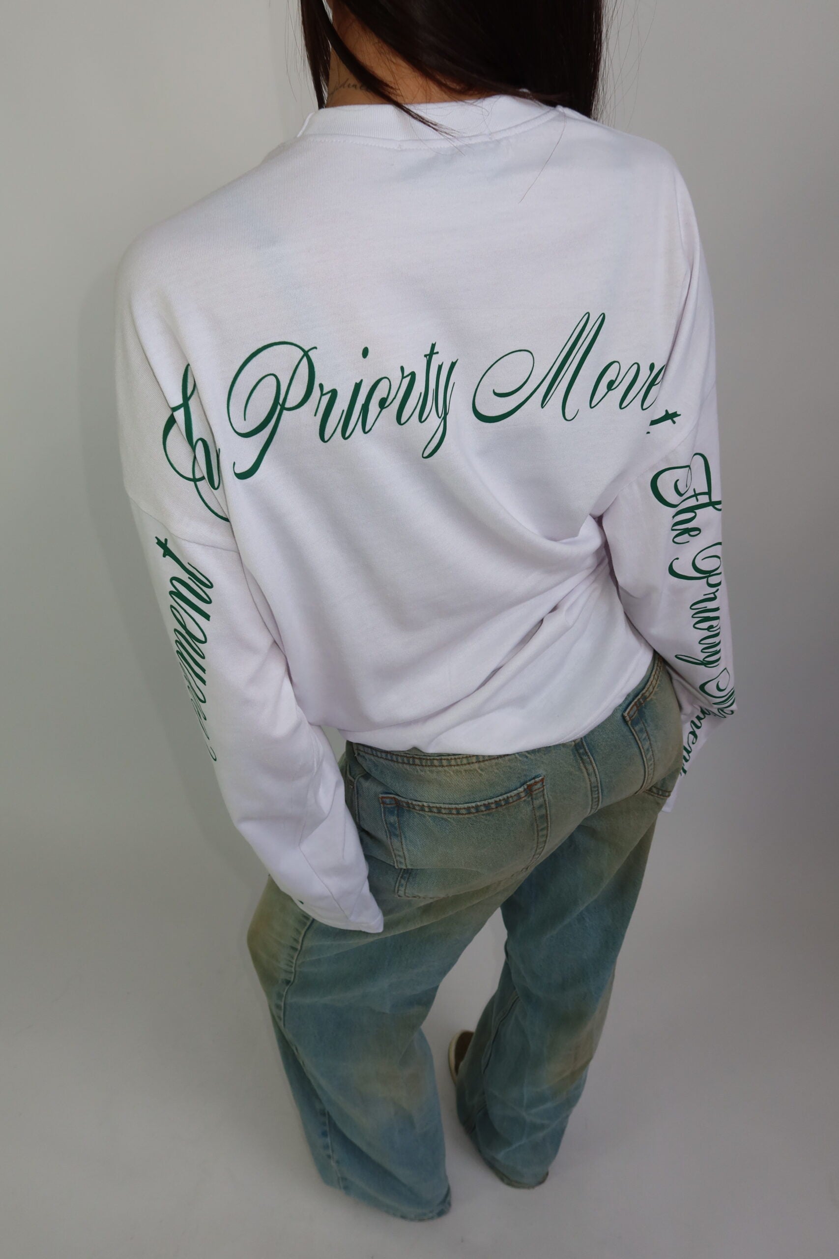 The priority movement longsleeve white