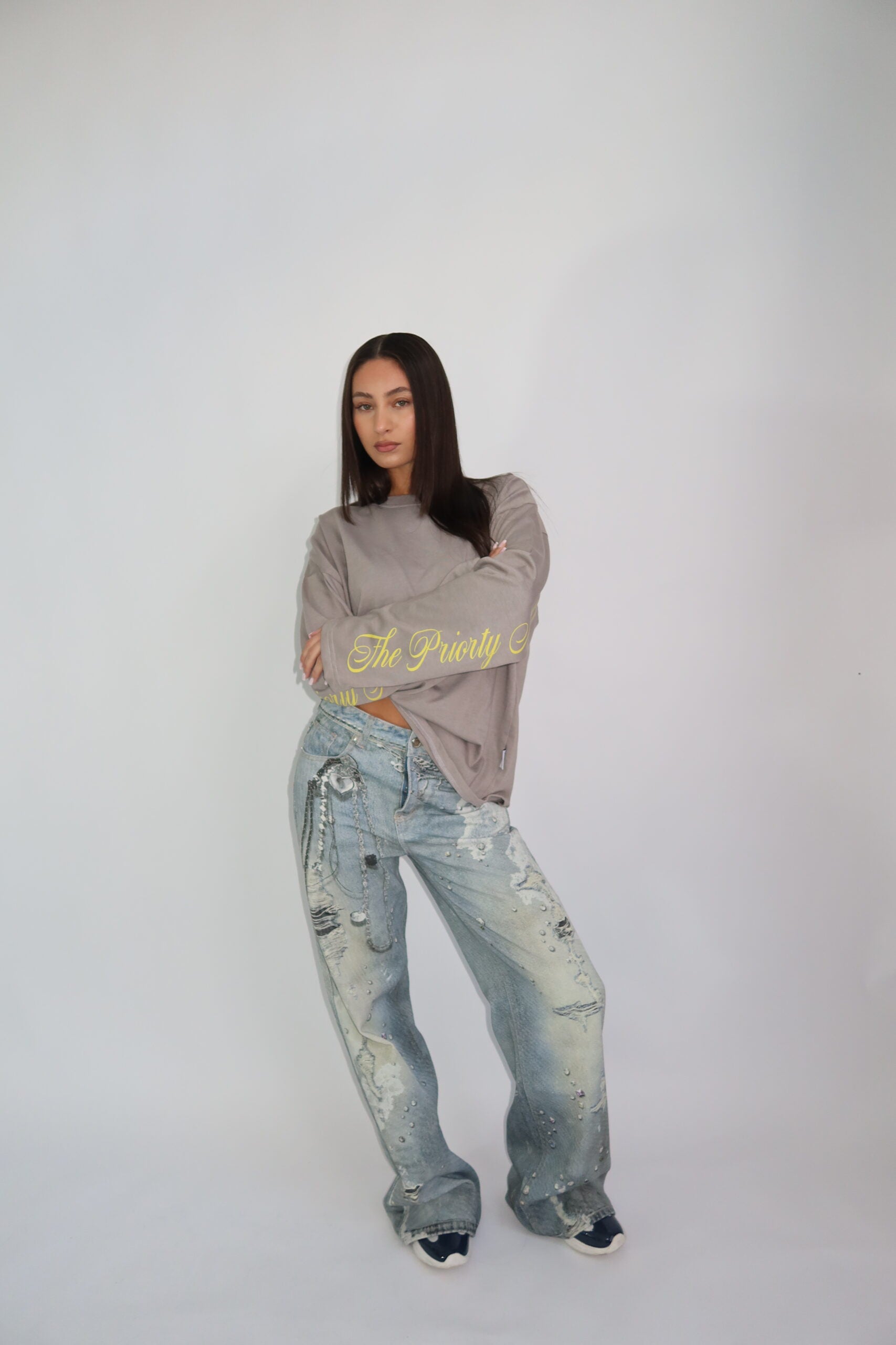 The priority movement longsleeve taupe