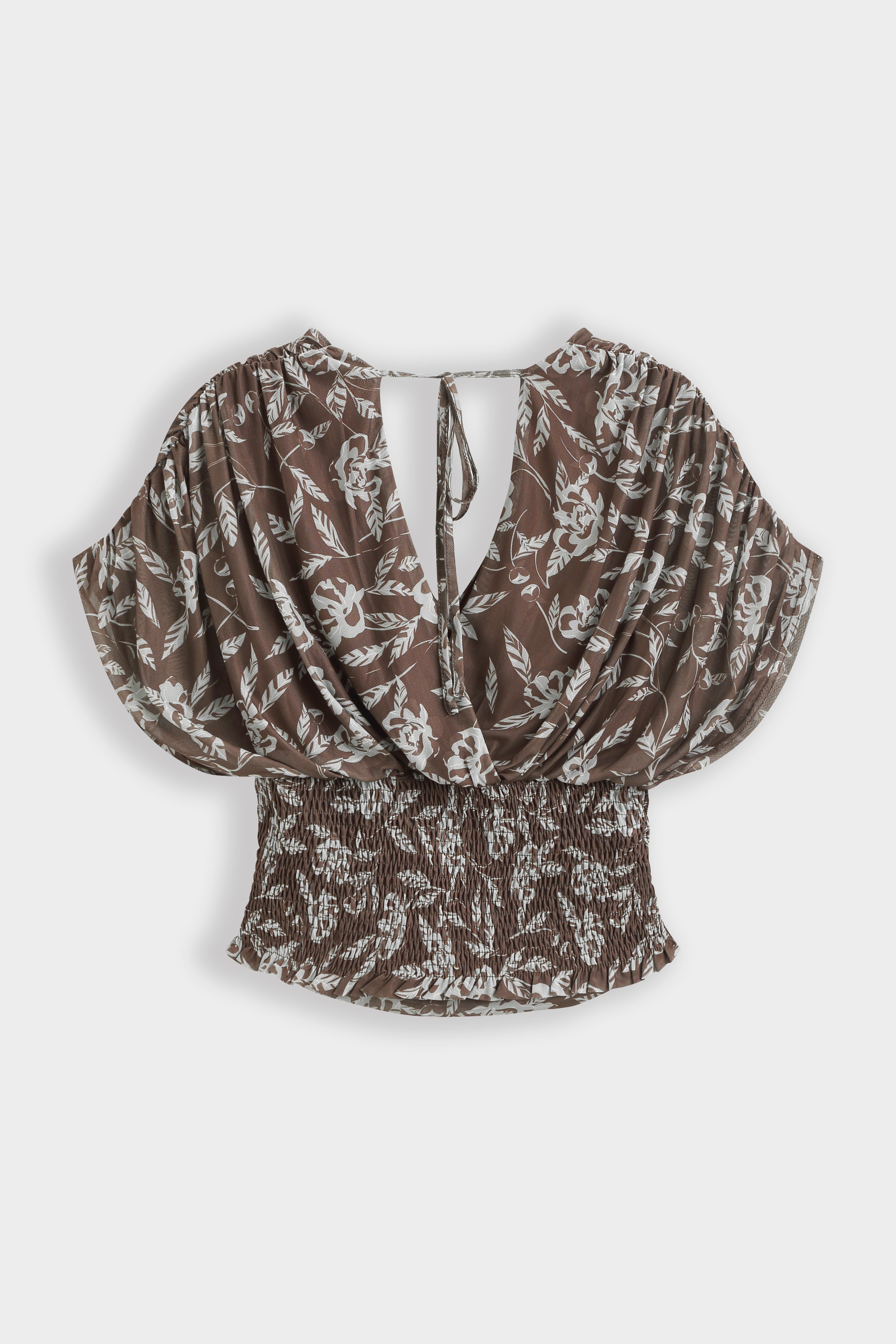 Amalfi top brown