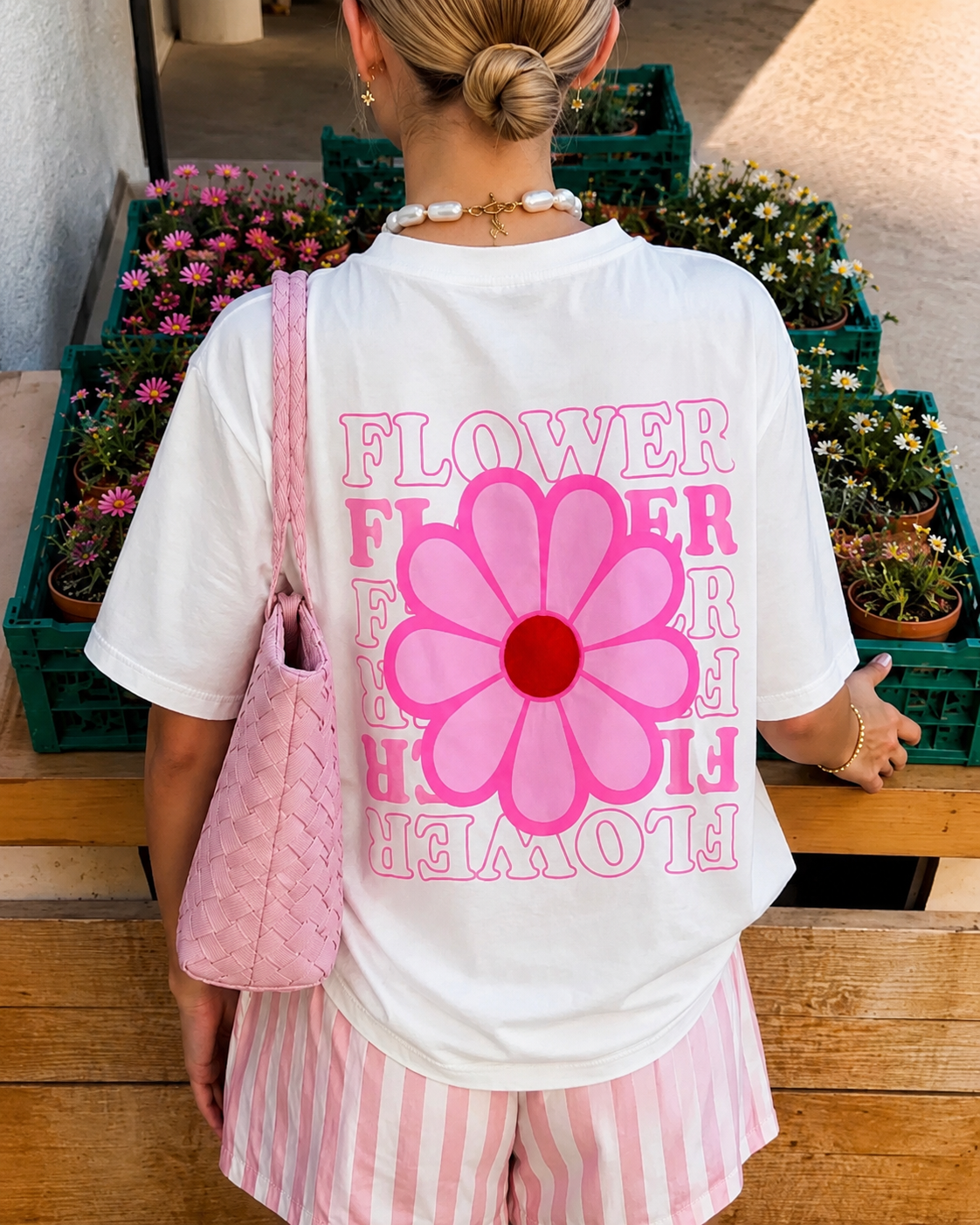 Flower shirt wit