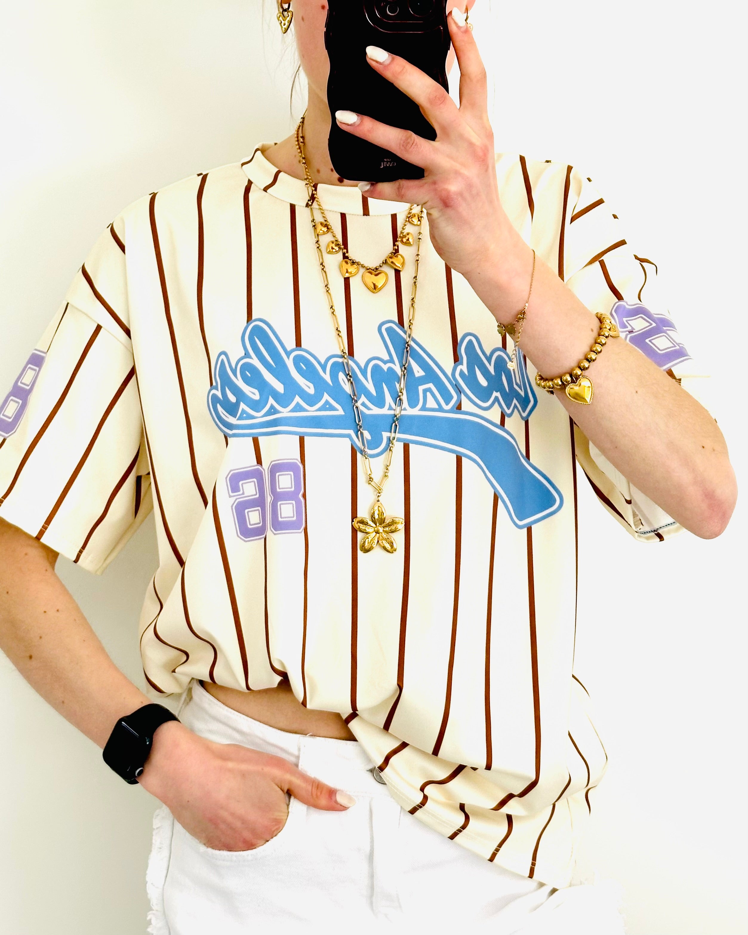 Faya Baseball shirt butter yellow