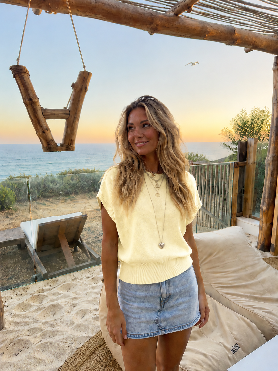 Liv knit geel