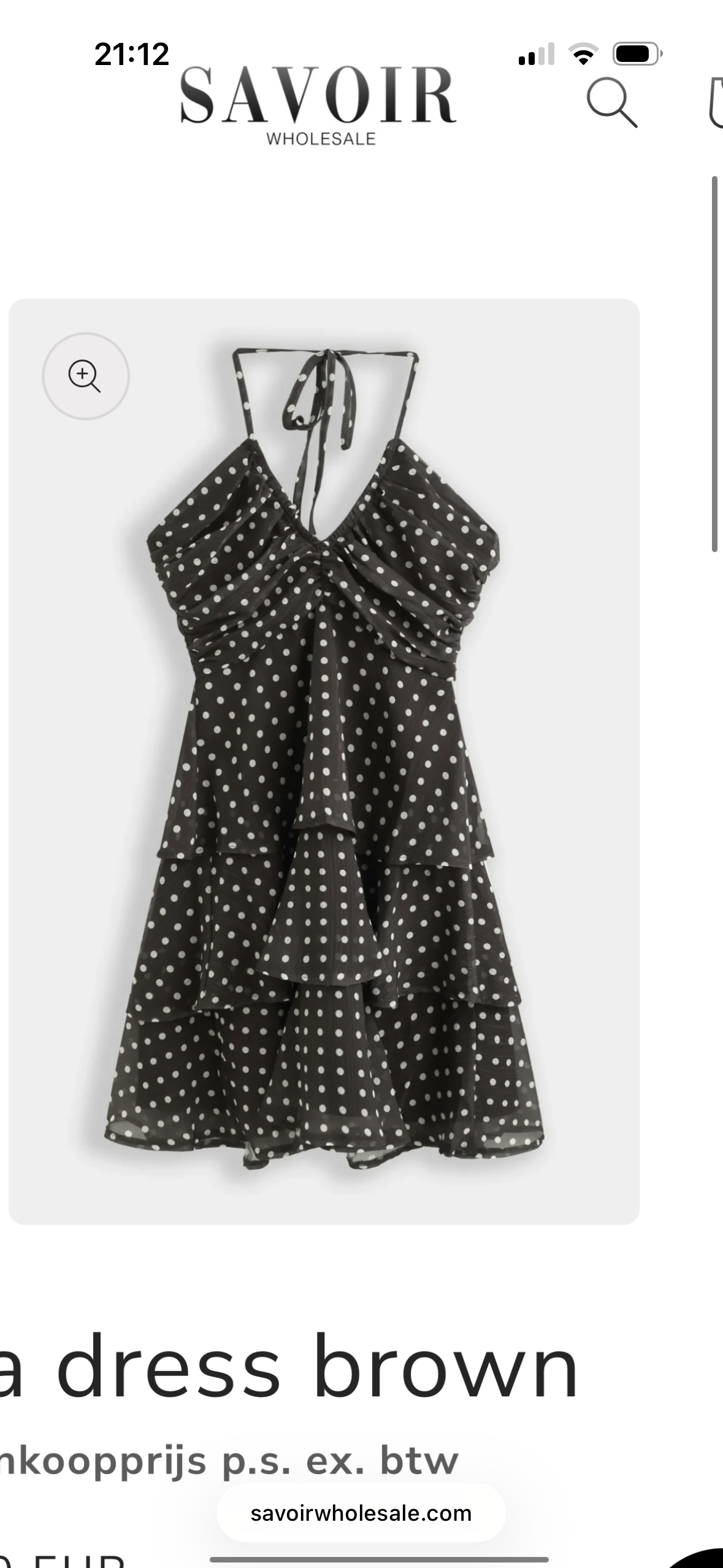 Italy dress brown