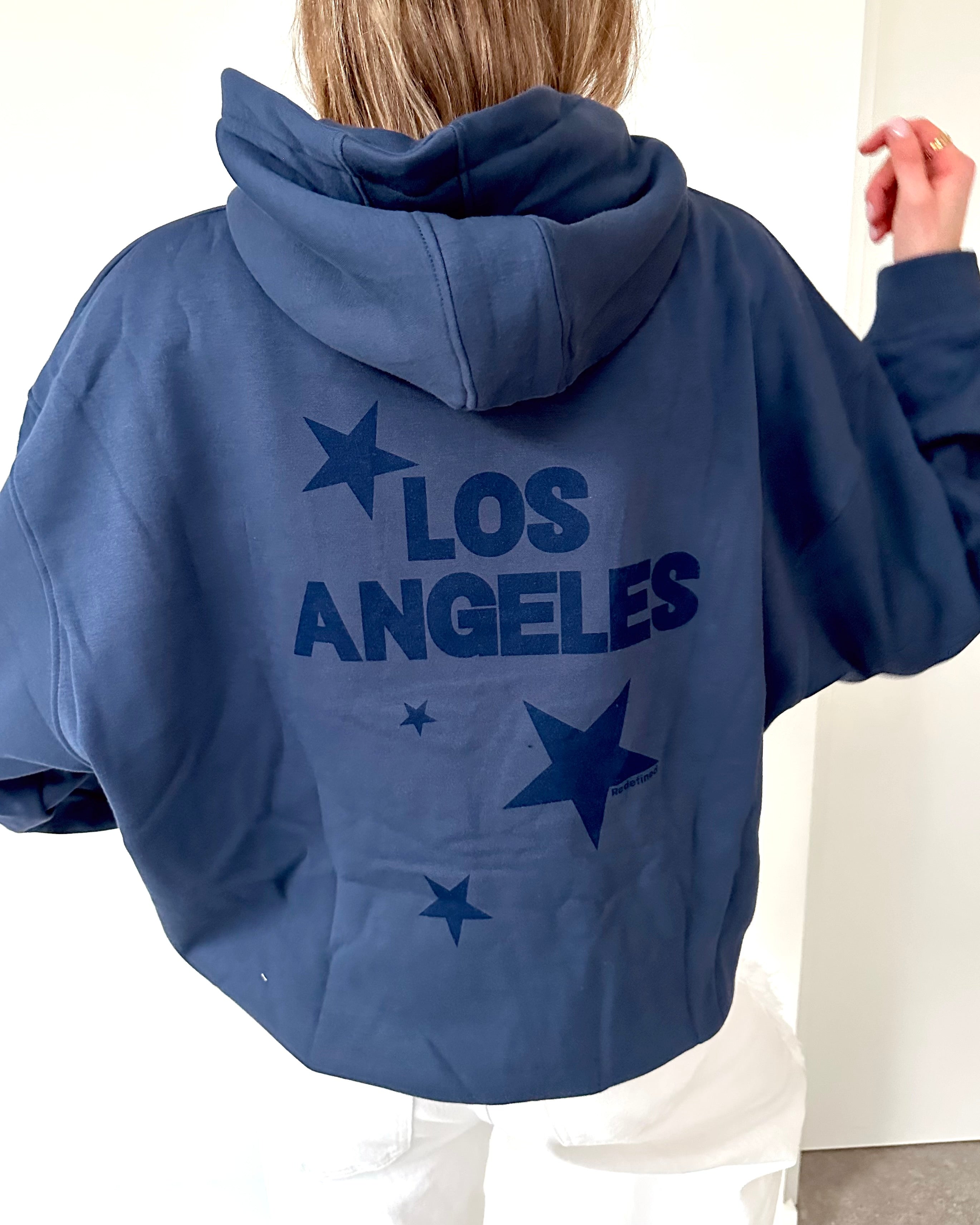 Los Angeles hoodie navy
