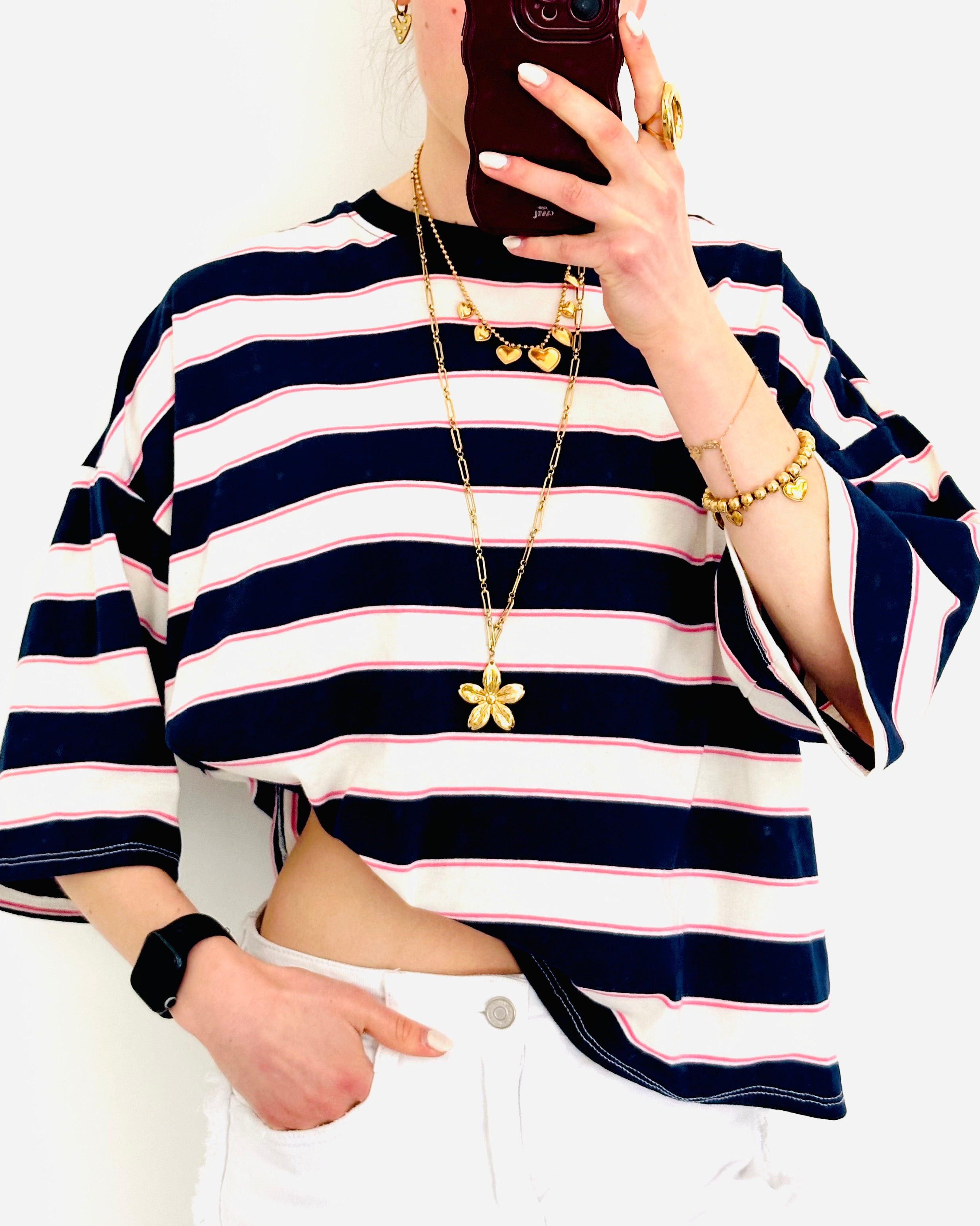 Limited shortsleeve strik navy