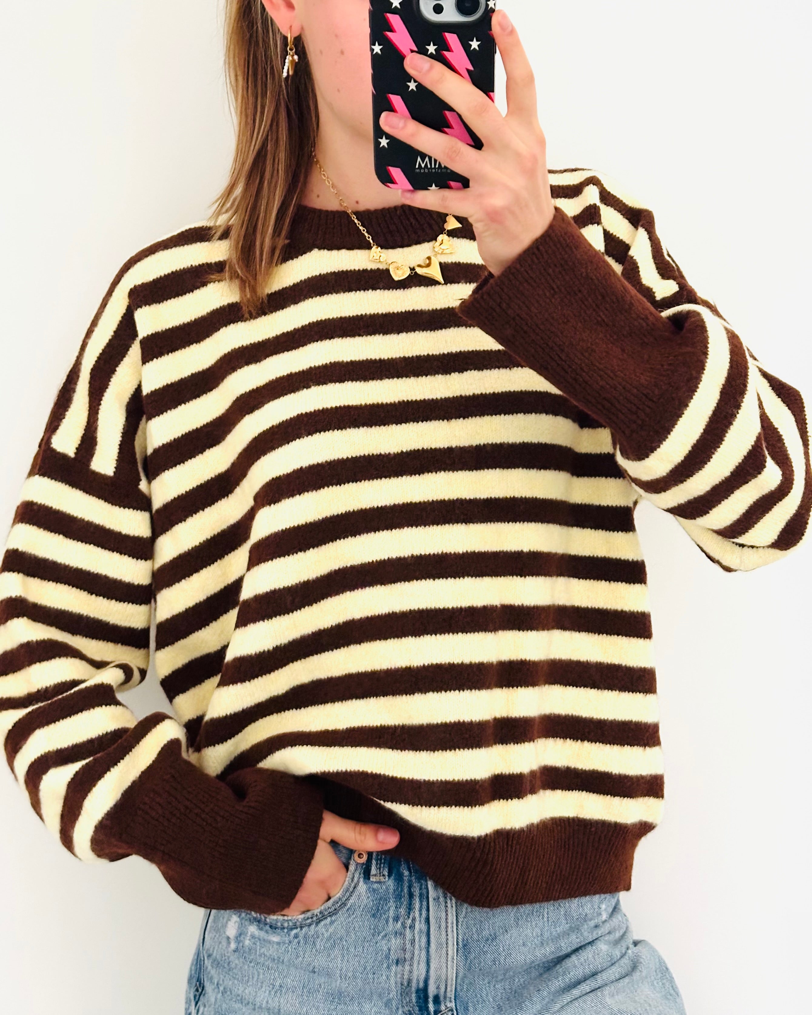 Stockholm sweater yellow Brown