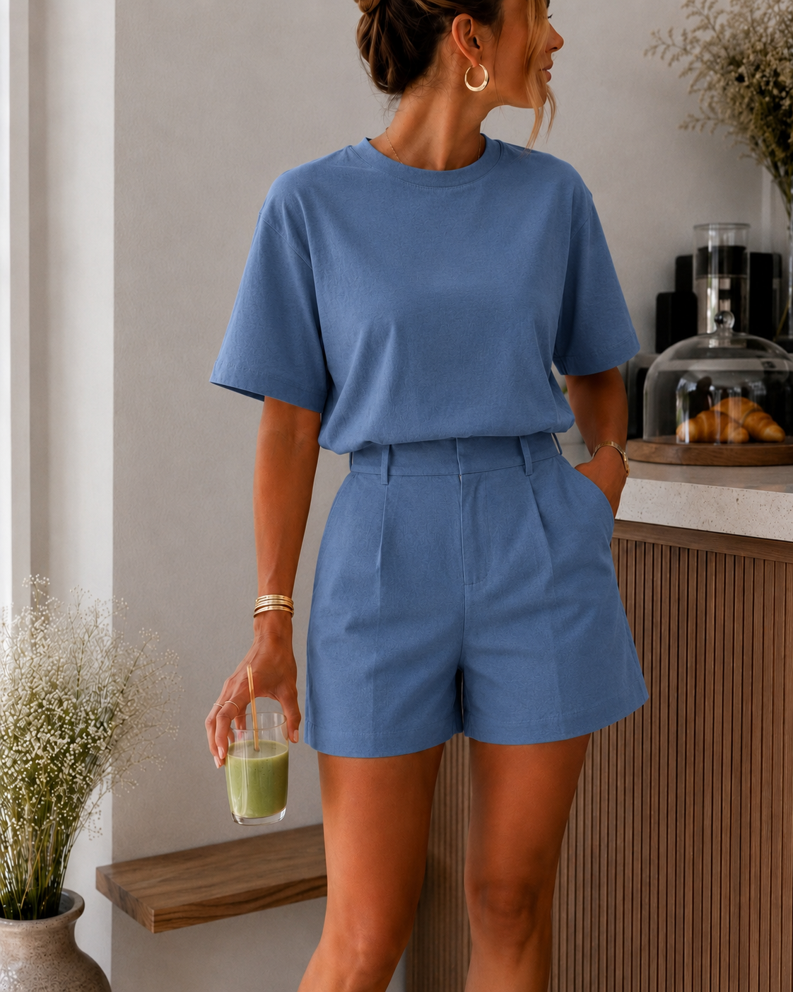 Soft fit comfy dark denim