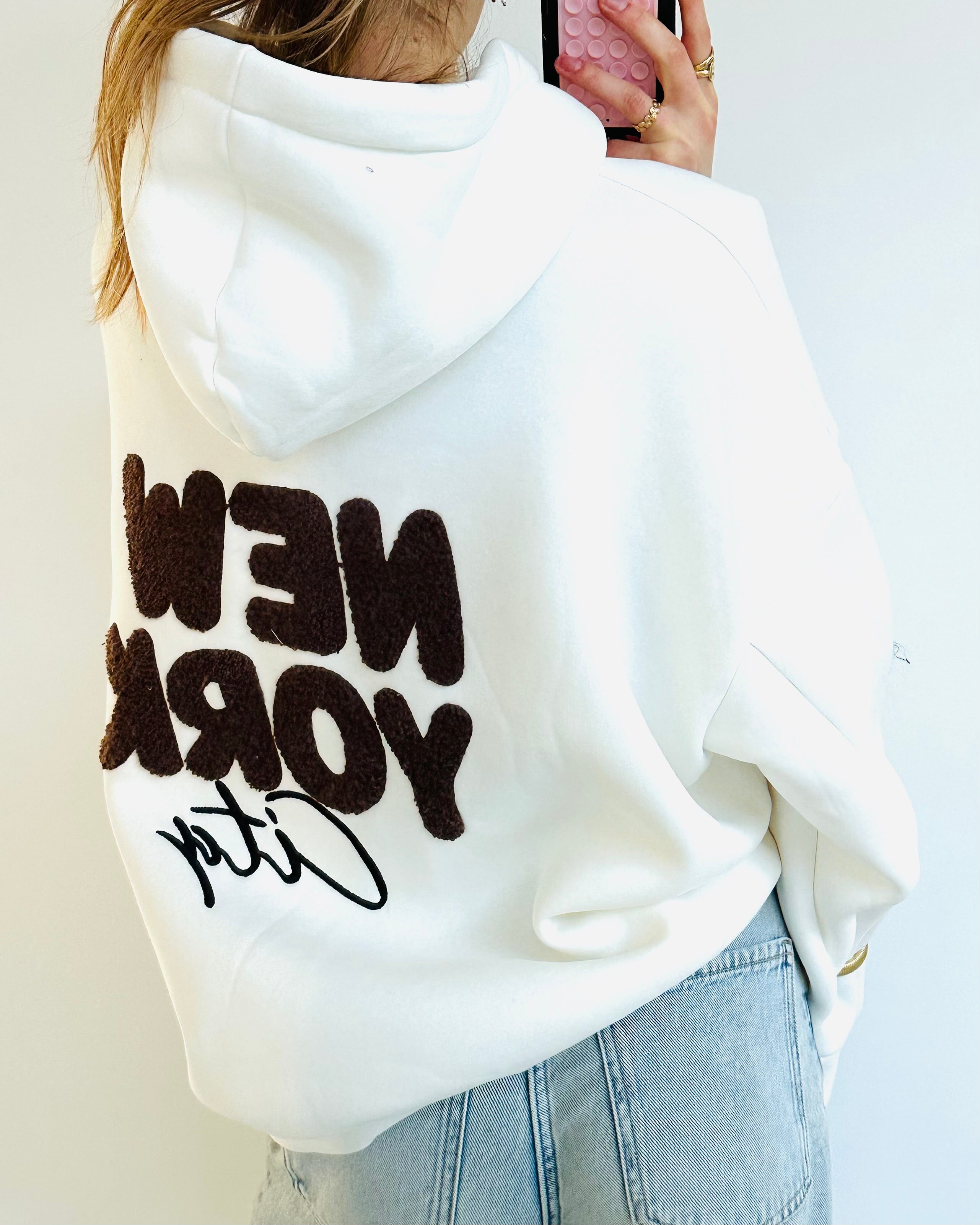Limited NY hoodie oversized wit