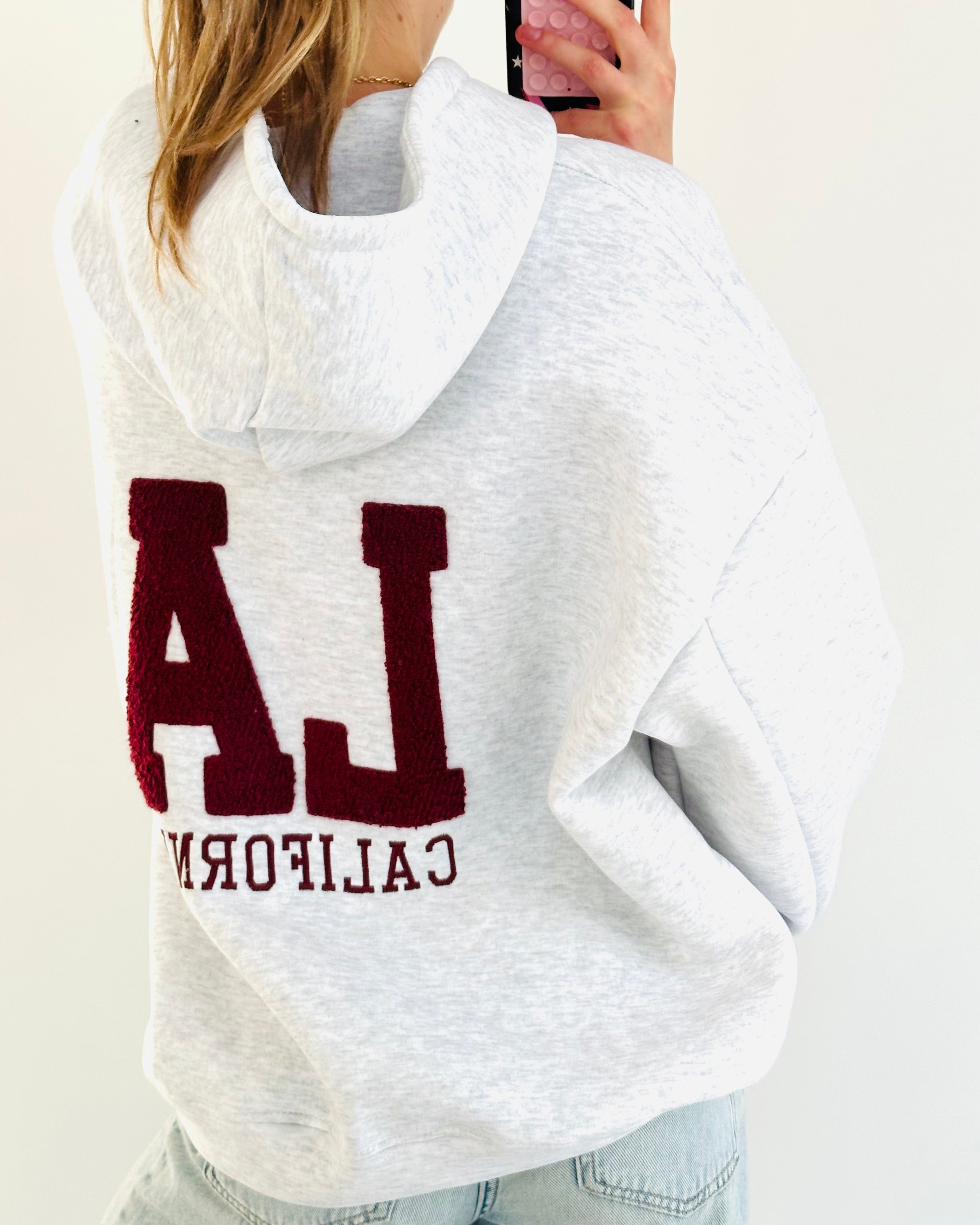 Limited LA hoodie oversized grey