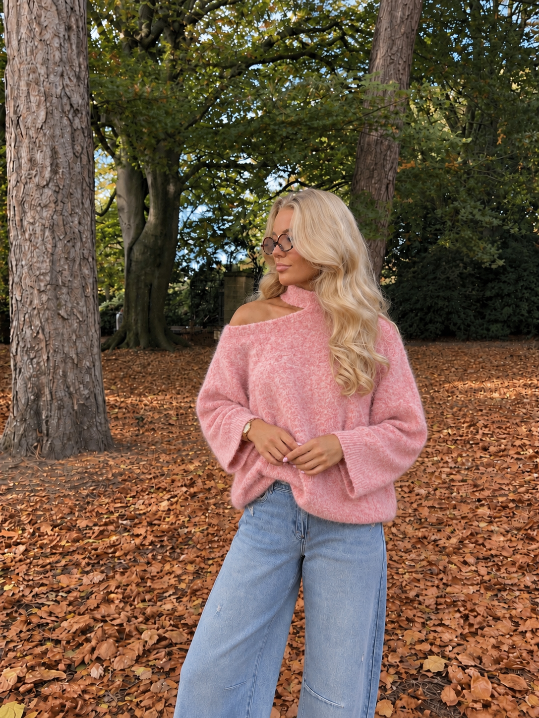 Chloé Choker Knit light pink