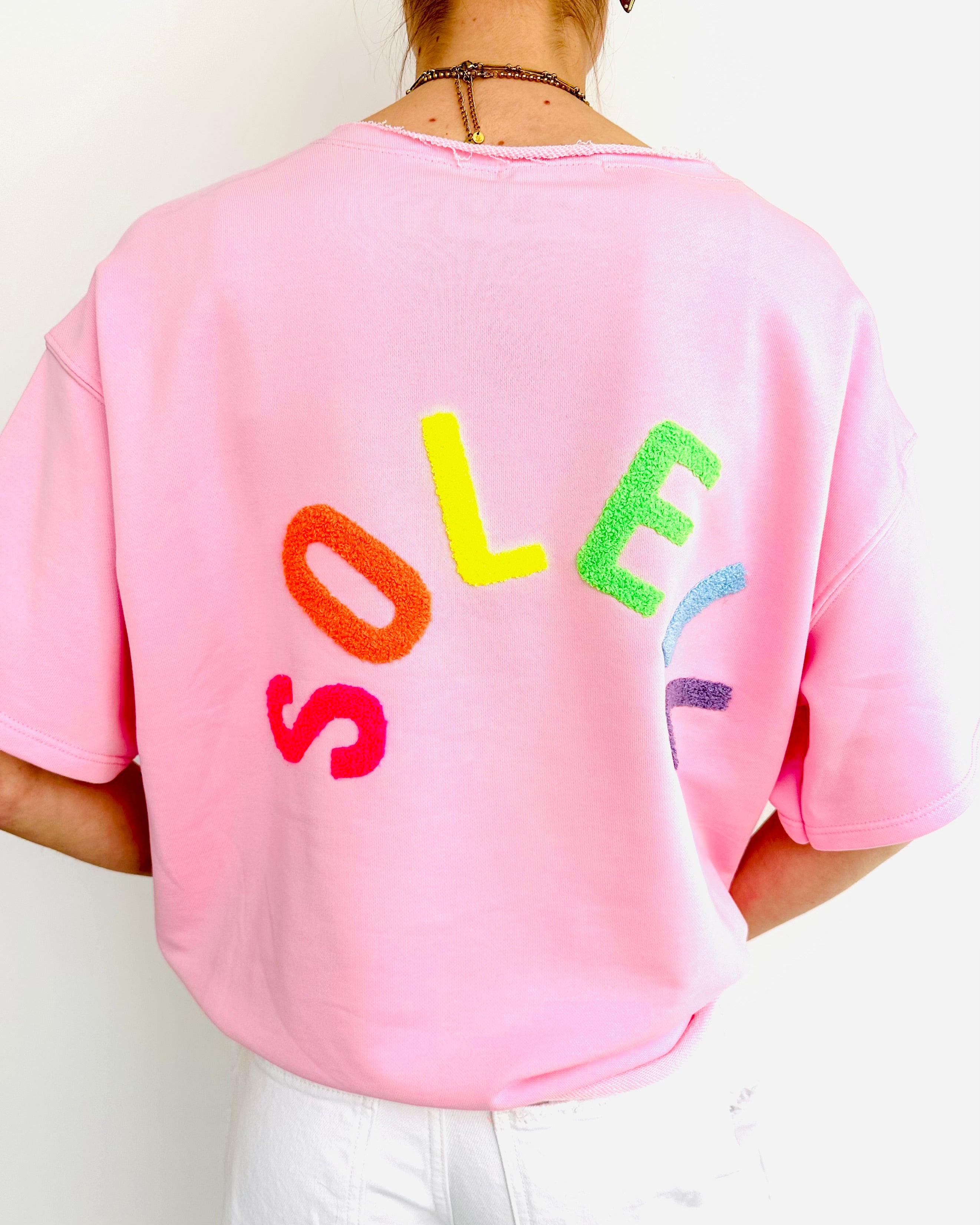 Soleil sweatshirt baby pink