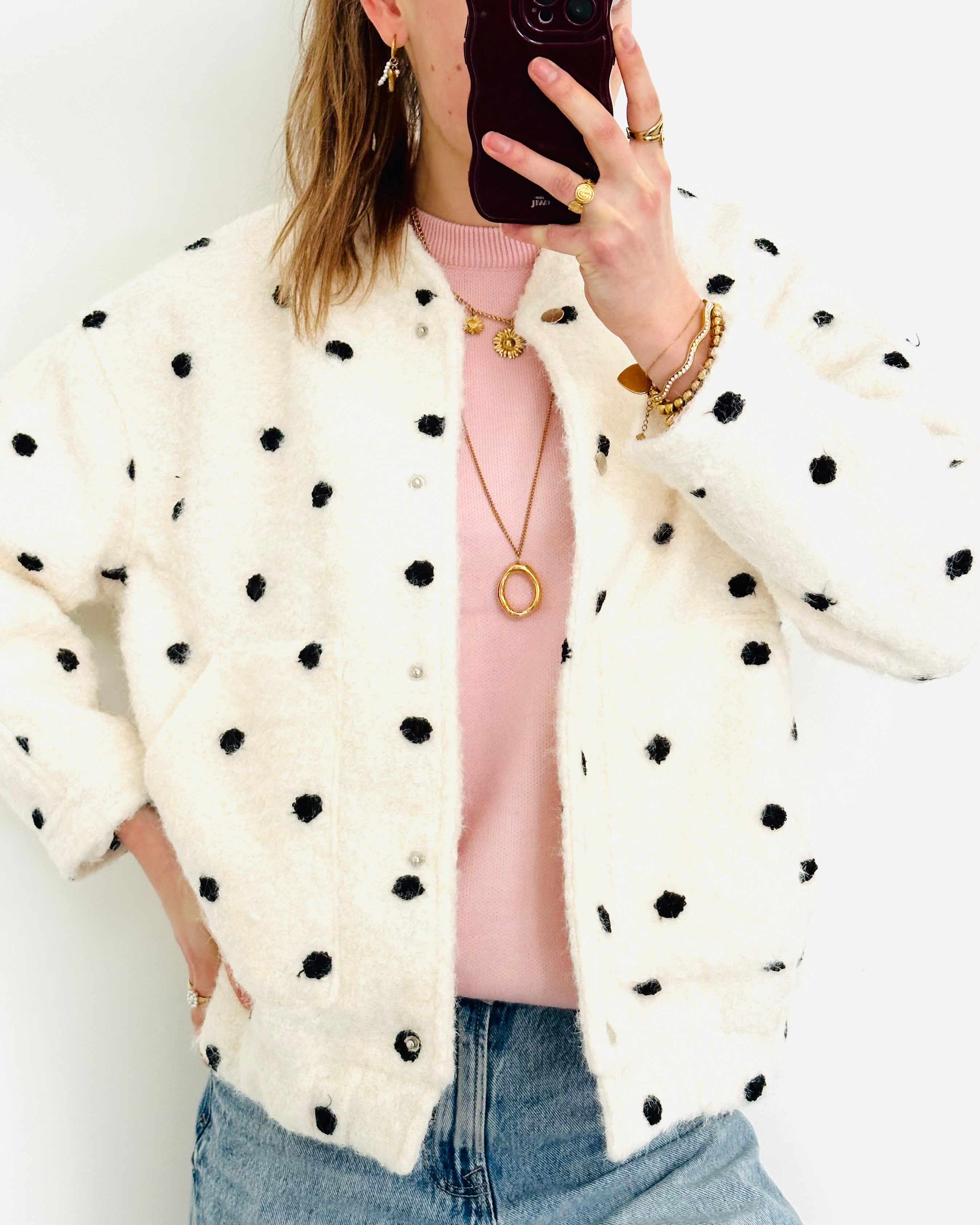 Limited louna jacket off white