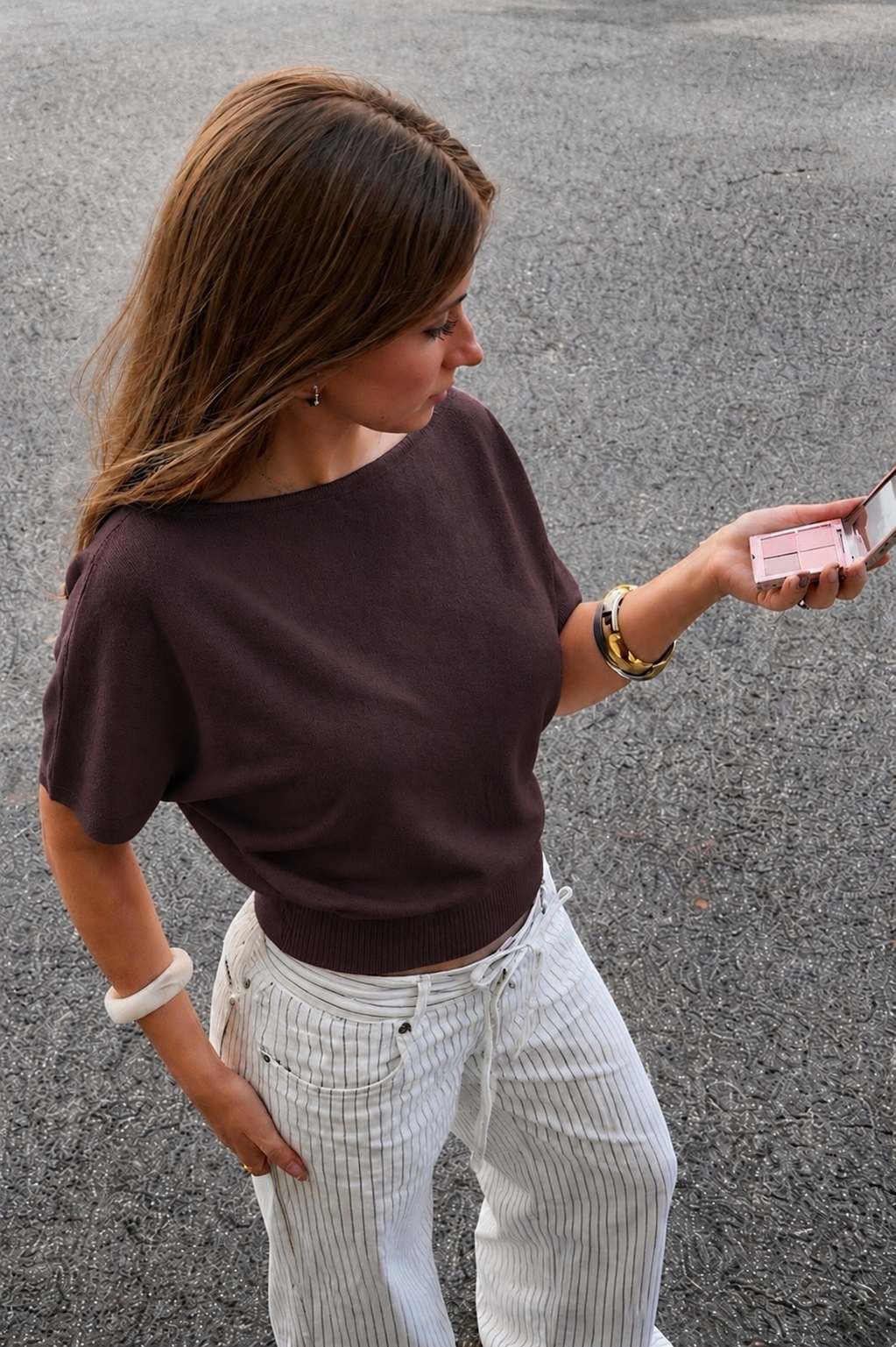 Maeve knit brown