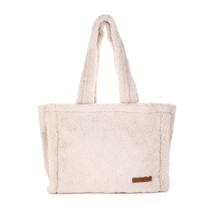 Teddy (school) bag off white