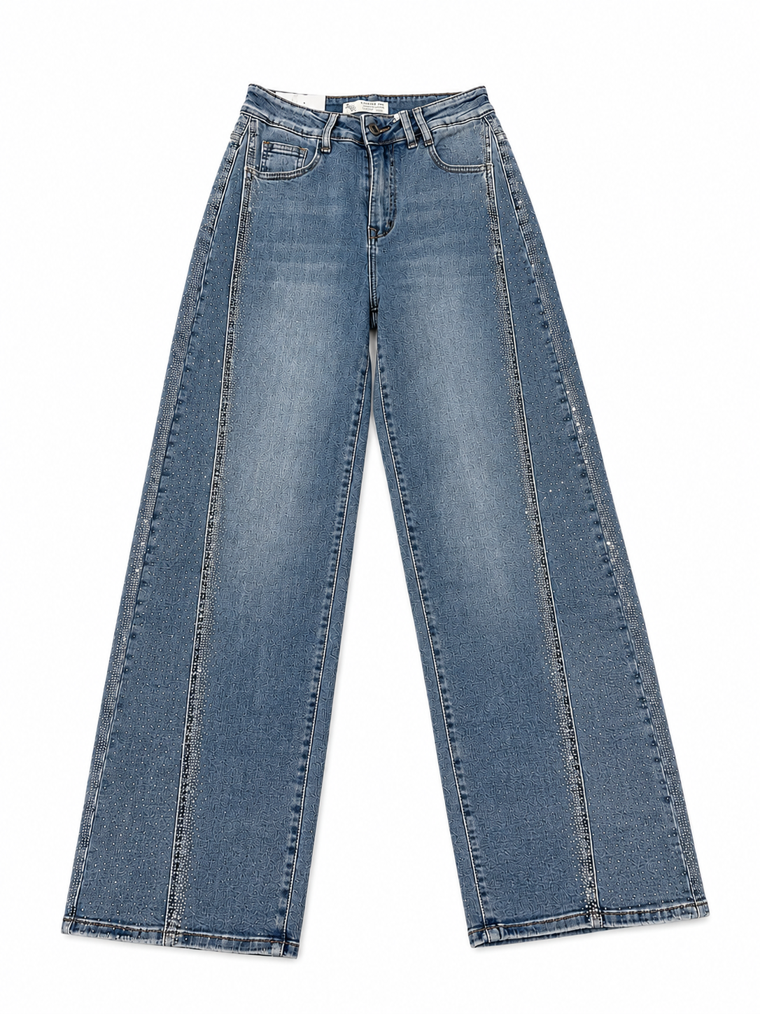 Limited glitter straight leg jeans