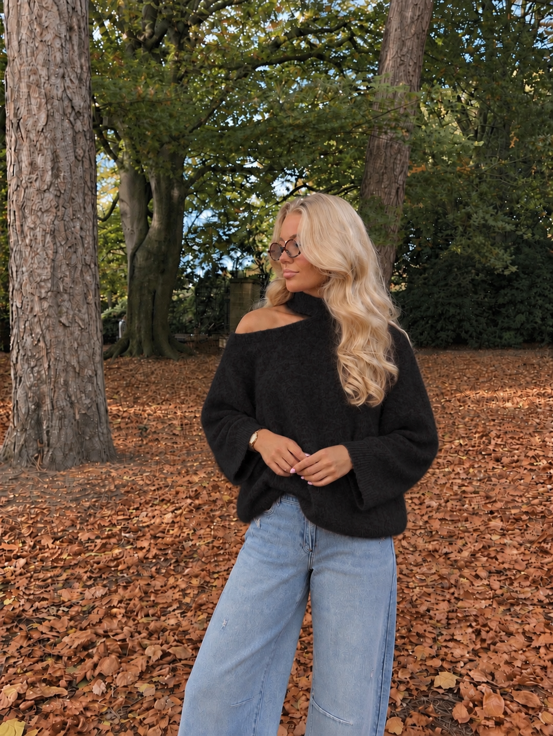 Chloé Choker Knit zwart