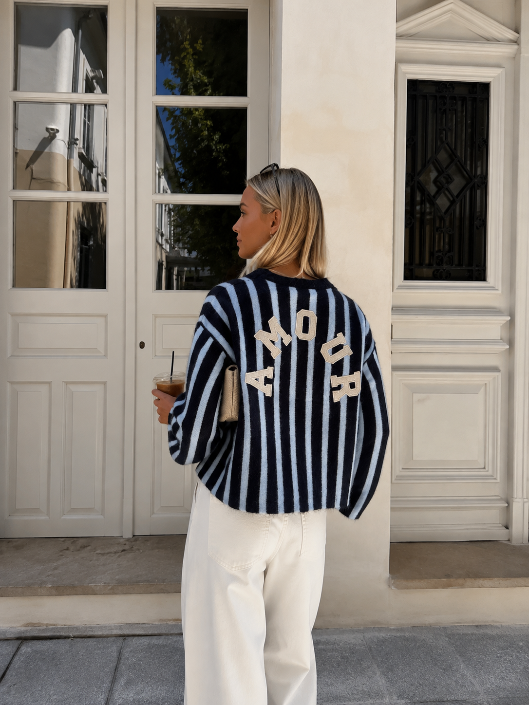 Amour trui navy blue