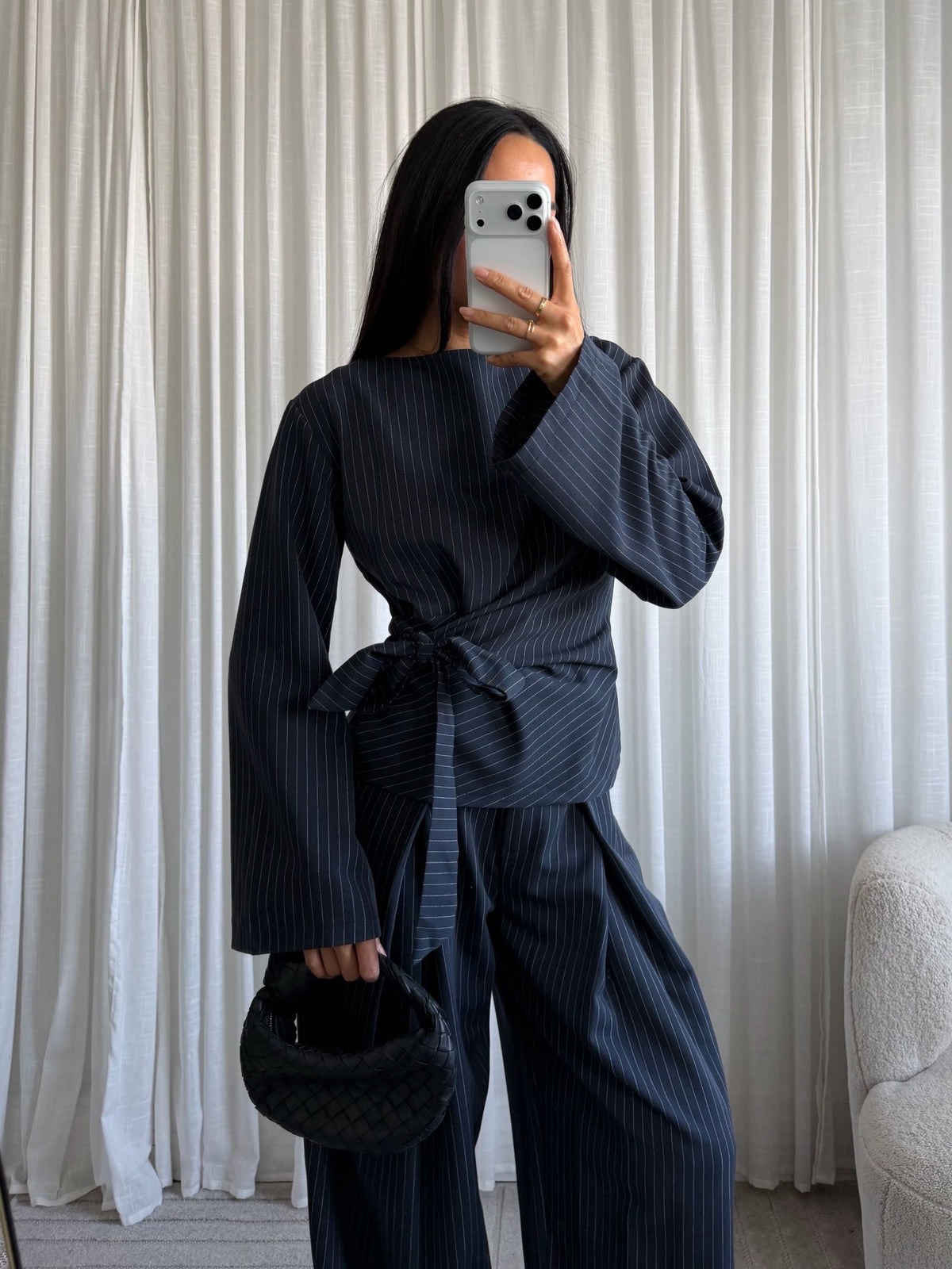 Dana deluxe top navy