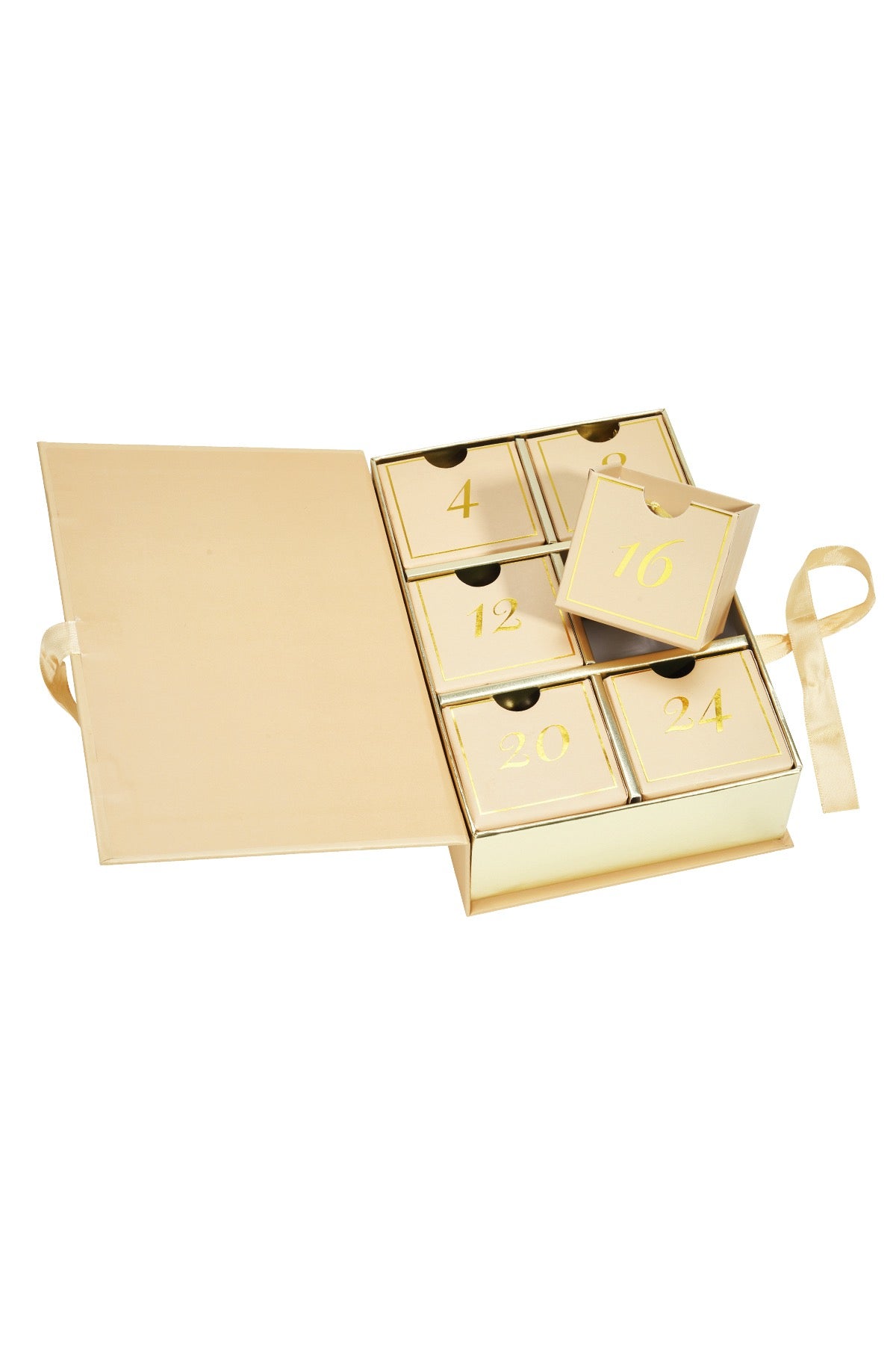 Adventskalender shine bright gold