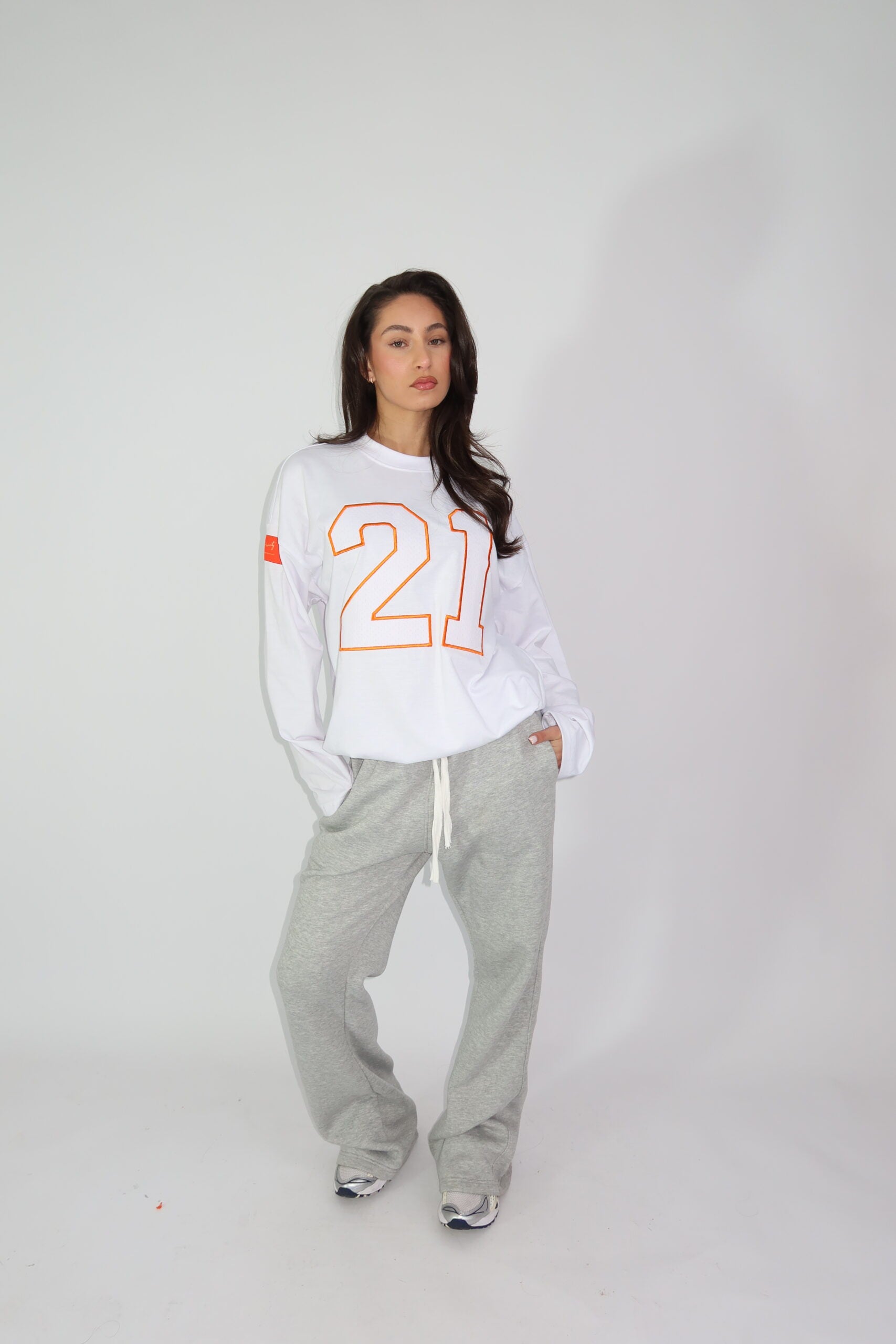 LONGSLEEVE “21 JERSEY” – WIT