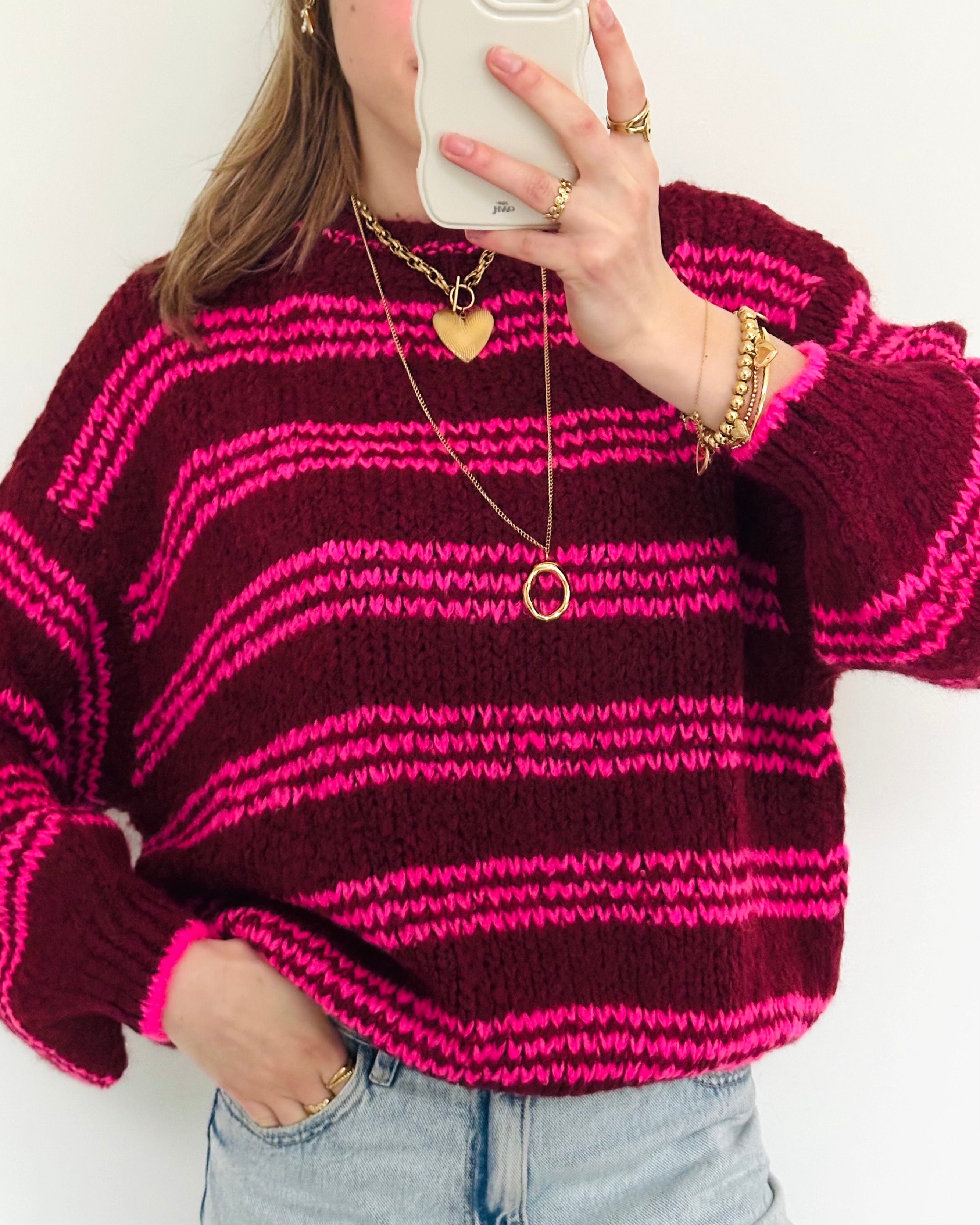 Caro trui pink Bordeaux