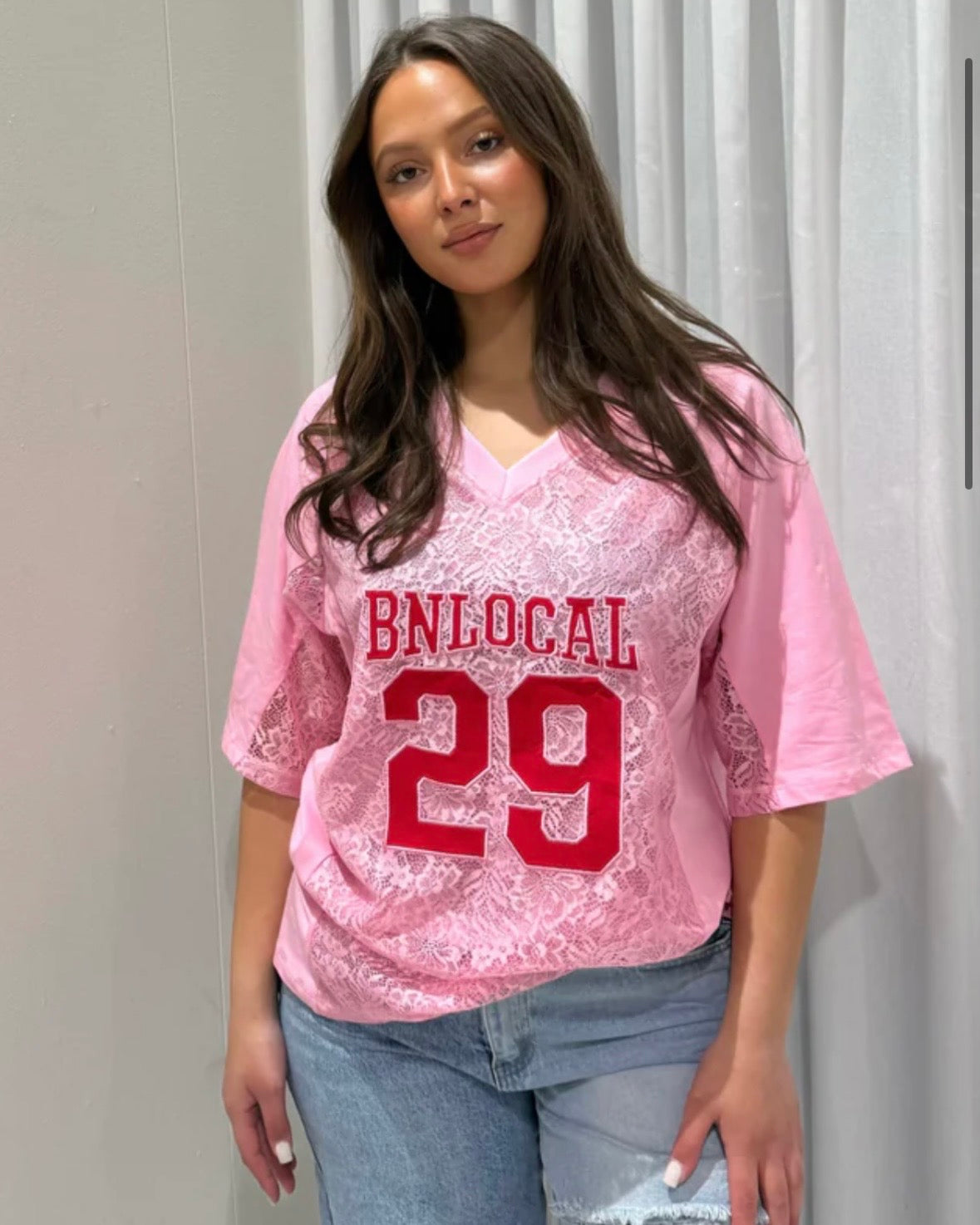 Kanten Baseball shirt pink red