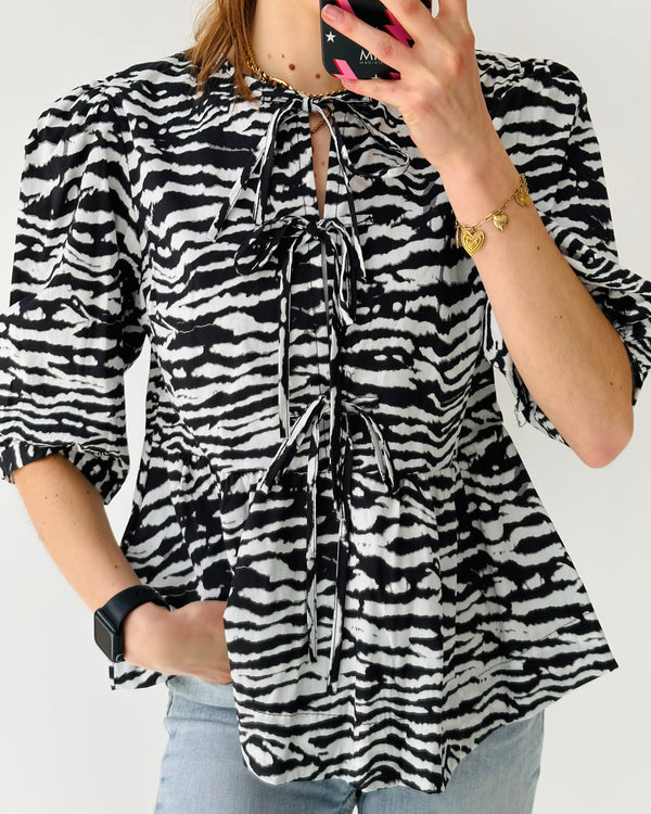Lizzy blouse zebra