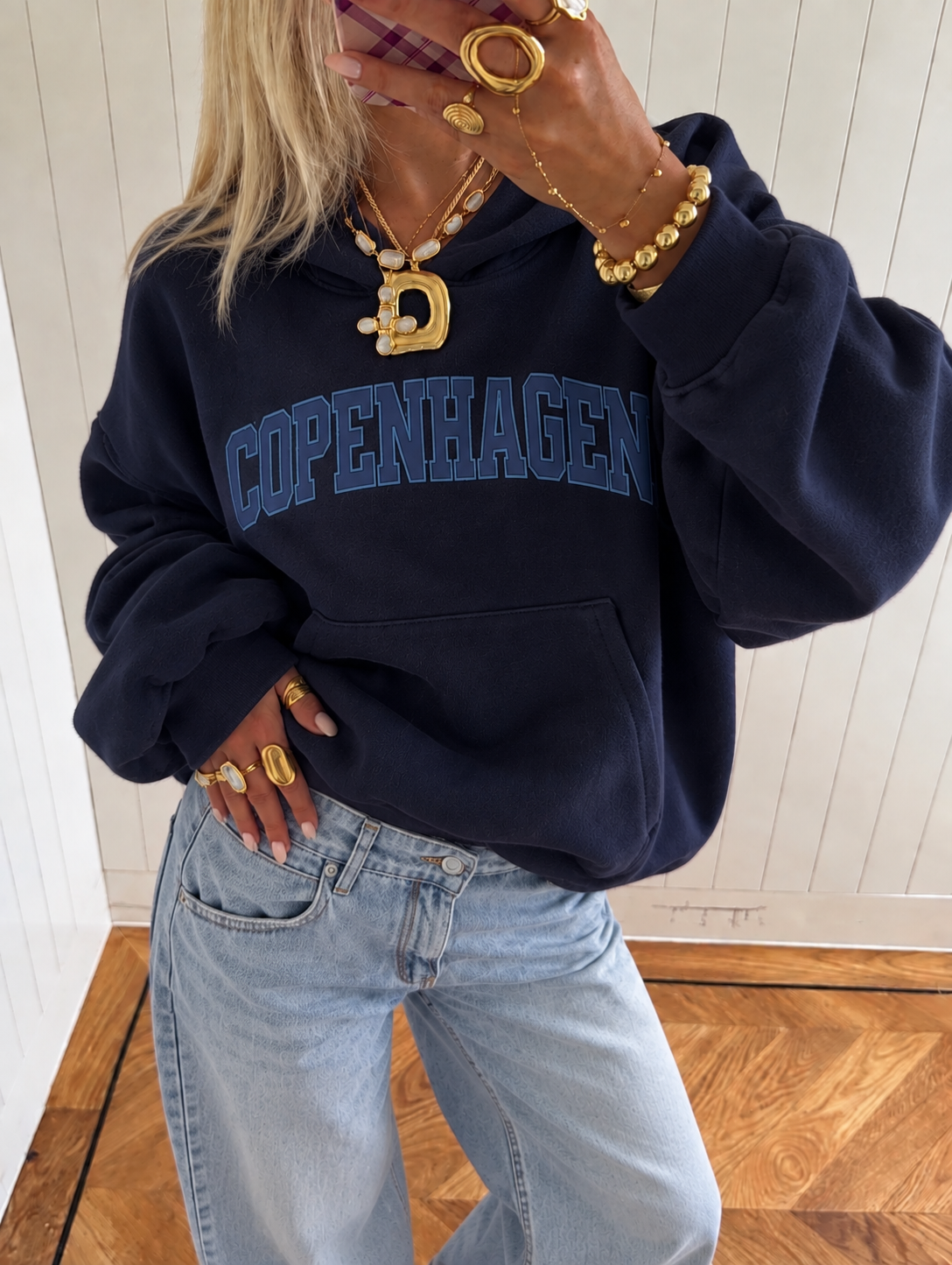 Copenhagen hoodie navy blue