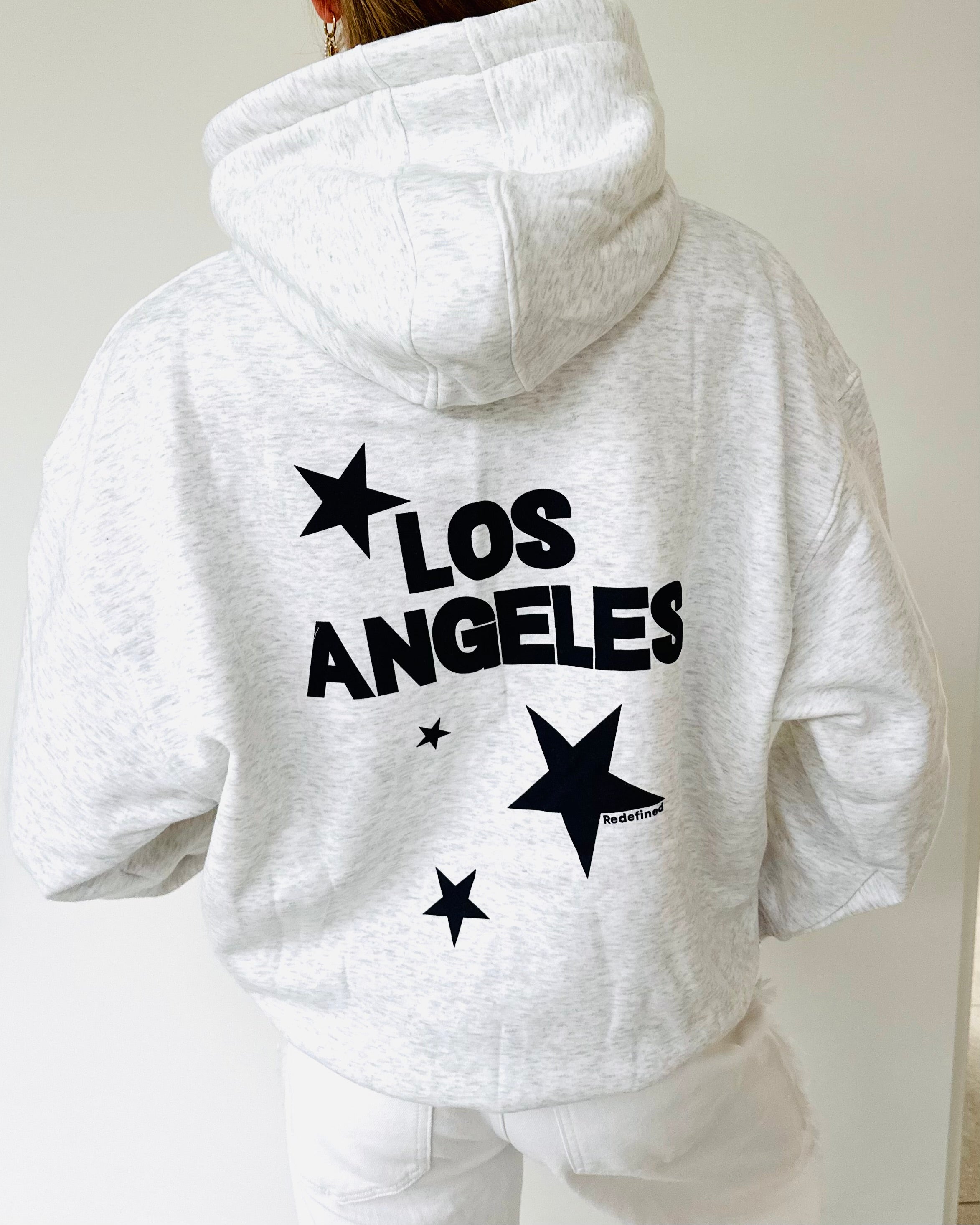 Los Angeles hoodie grey navy