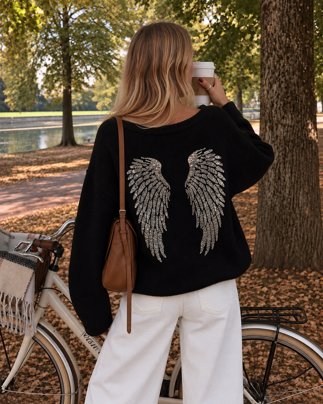 Angel Wings Knit – Black