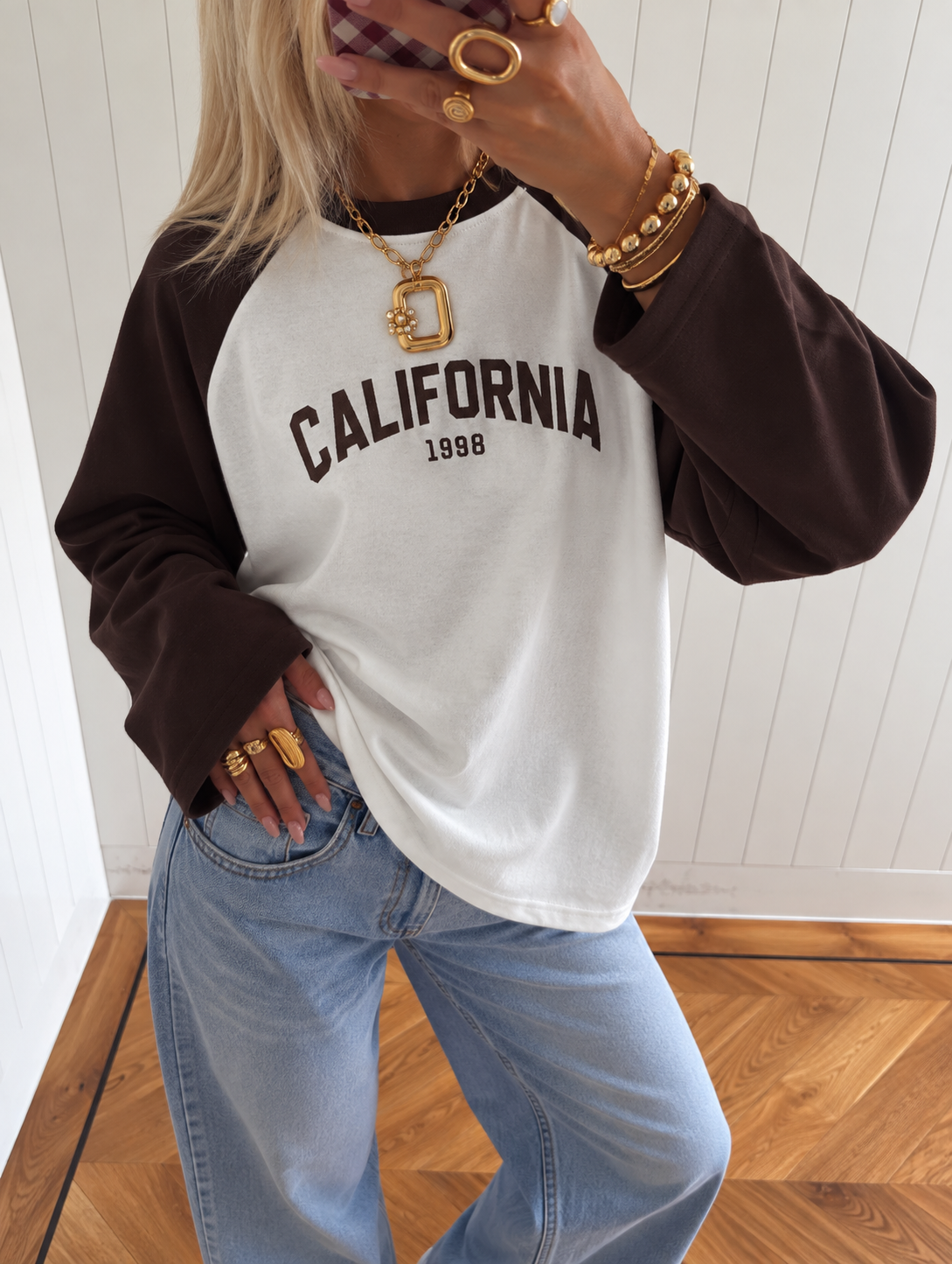 West Coast longsleeve - bruin