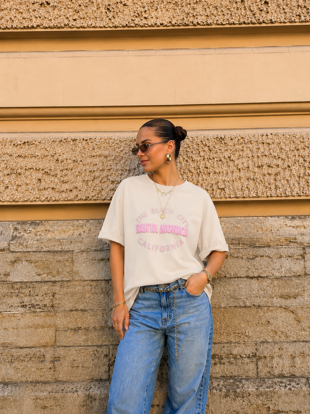 Santa Monica shortsleeve beige