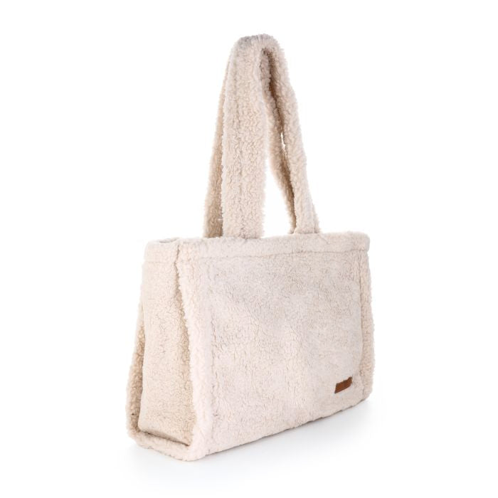 Teddy (school) bag off white