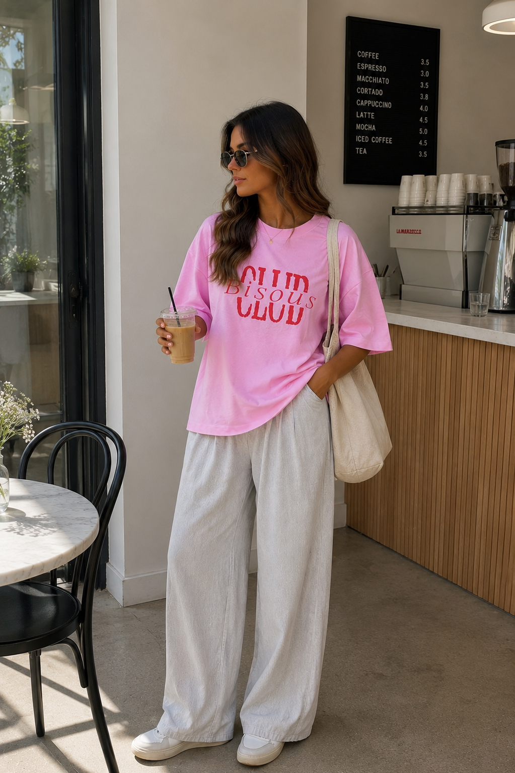 Bisous shortsleeve roze fuchsia