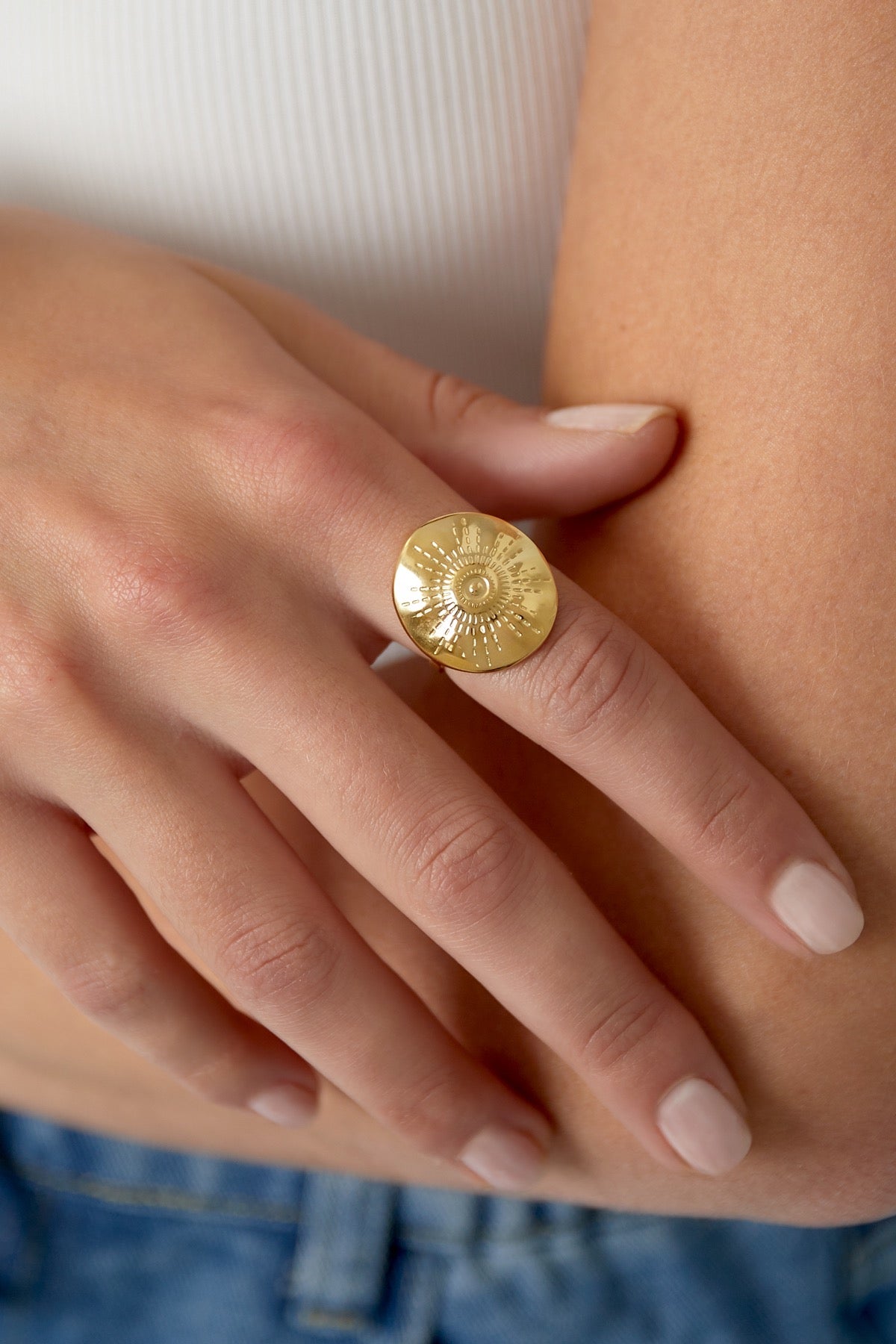 Tous les yeux sont rivés sur toi, bague en argent